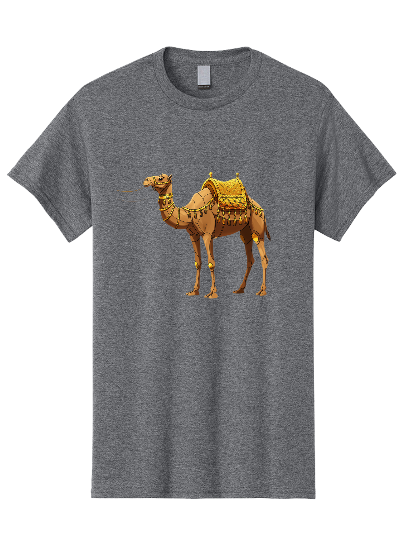 Golden-Camel-1 Men'S Graphic Tee, 100% Cotton, Comfortable Casual Summer Wear, Machine Washable, Vintage Camera, Old Camera, Antique Camera, Black Camera, Classic Photography, Photography Equipment, Nostalgic Device, Film Camera, Camera Art Bag546