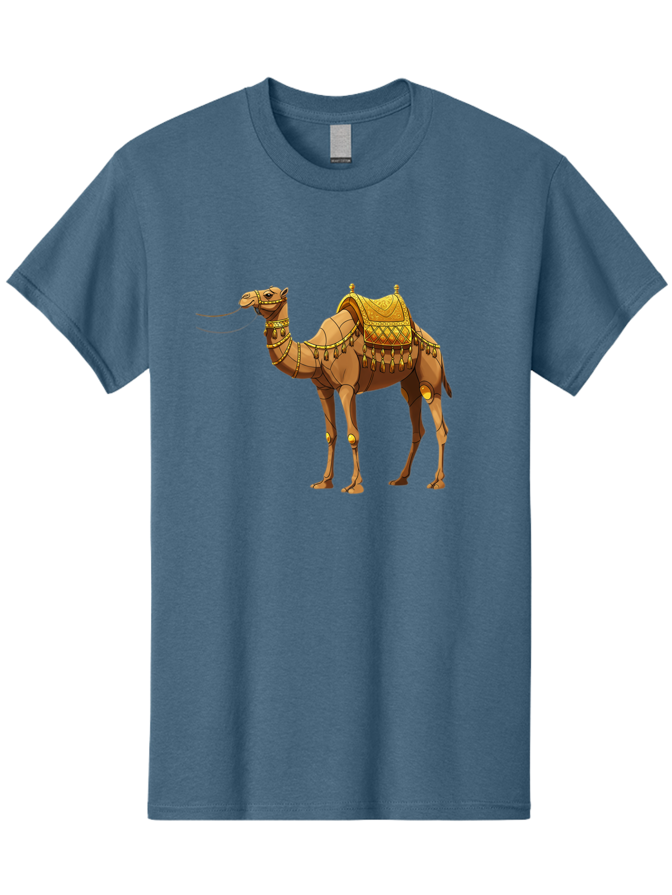 Golden-Camel-1 Men'S Graphic Tee, 100% Cotton, Comfortable Casual Summer Wear, Machine Washable, Vintage Camera, Old Camera, Antique Camera, Black Camera, Classic Photography, Photography Equipment, Nostalgic Device, Film Camera, Camera Art Bag546
