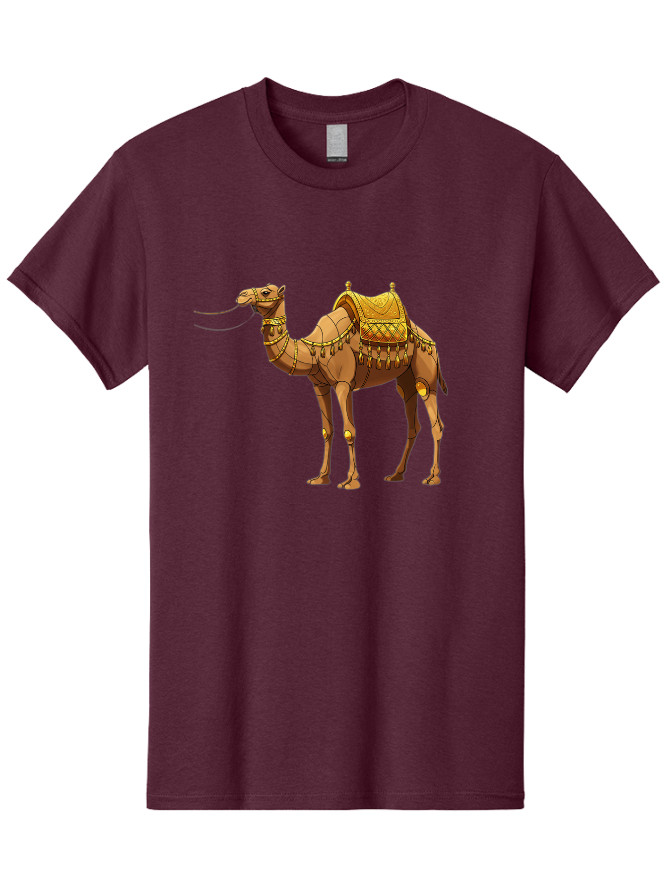 Golden-Camel-1 Men'S Graphic Tee, 100% Cotton, Comfortable Casual Summer Wear, Machine Washable, Vintage Camera, Old Camera, Antique Camera, Black Camera, Classic Photography, Photography Equipment, Nostalgic Device, Film Camera, Camera Art Bag546
