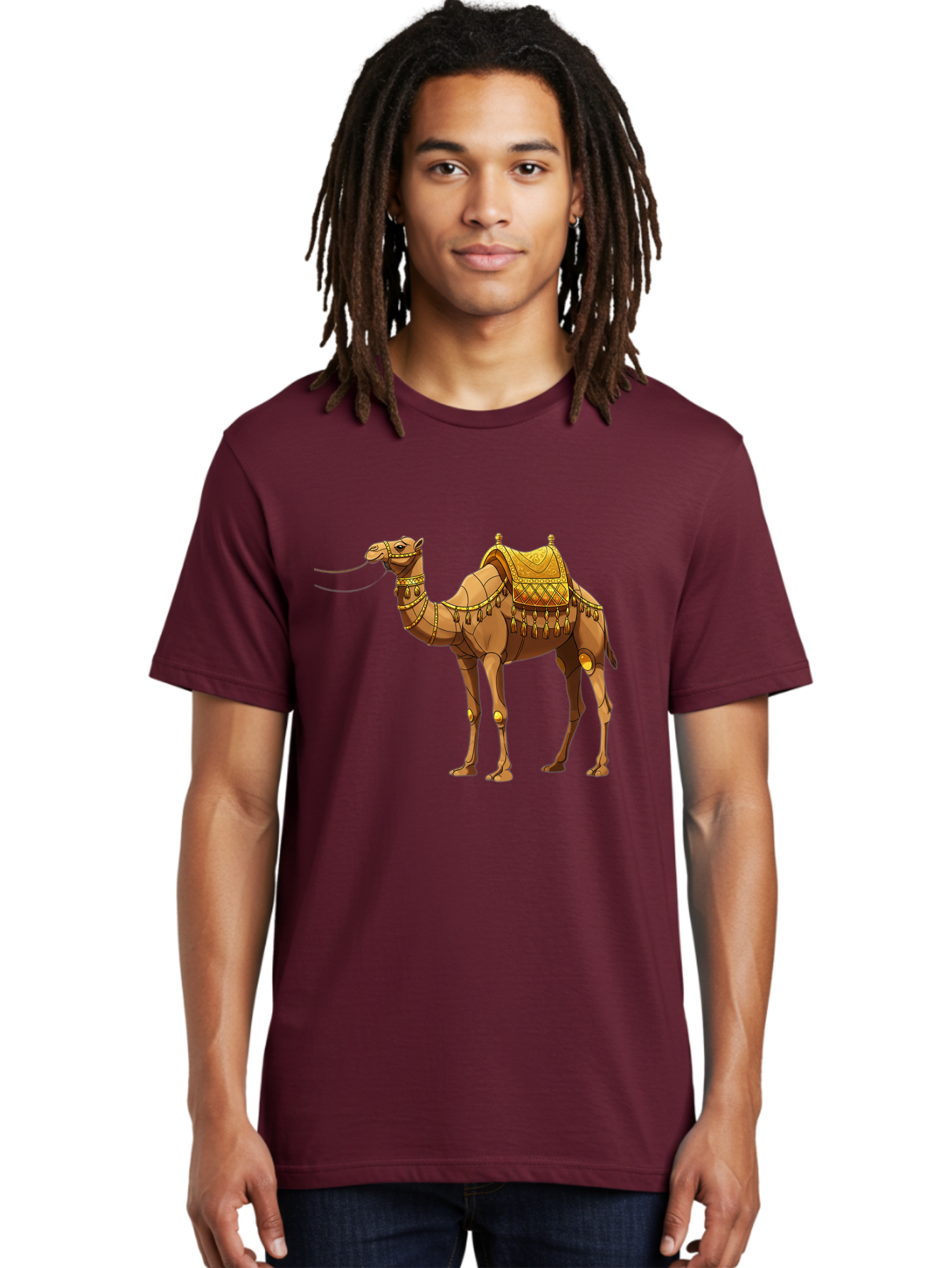 Golden-Camel-1 Men'S Graphic Tee, 100% Cotton, Comfortable Casual Summer Wear, Machine Washable, Vintage Camera, Old Camera, Antique Camera, Black Camera, Classic Photography, Photography Equipment, Nostalgic Device, Film Camera, Camera Art Bag546
