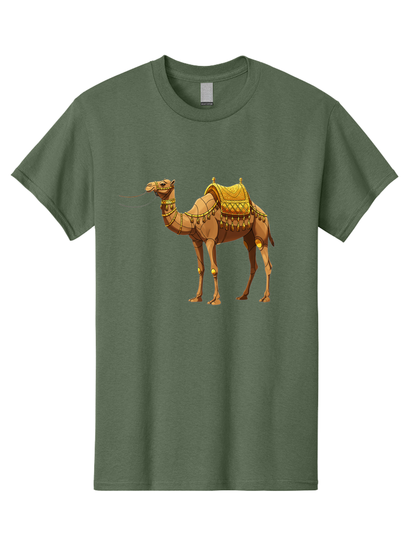 Golden-Camel-1 Men'S Graphic Tee, 100% Cotton, Comfortable Casual Summer Wear, Machine Washable, Vintage Camera, Old Camera, Antique Camera, Black Camera, Classic Photography, Photography Equipment, Nostalgic Device, Film Camera, Camera Art Bag546