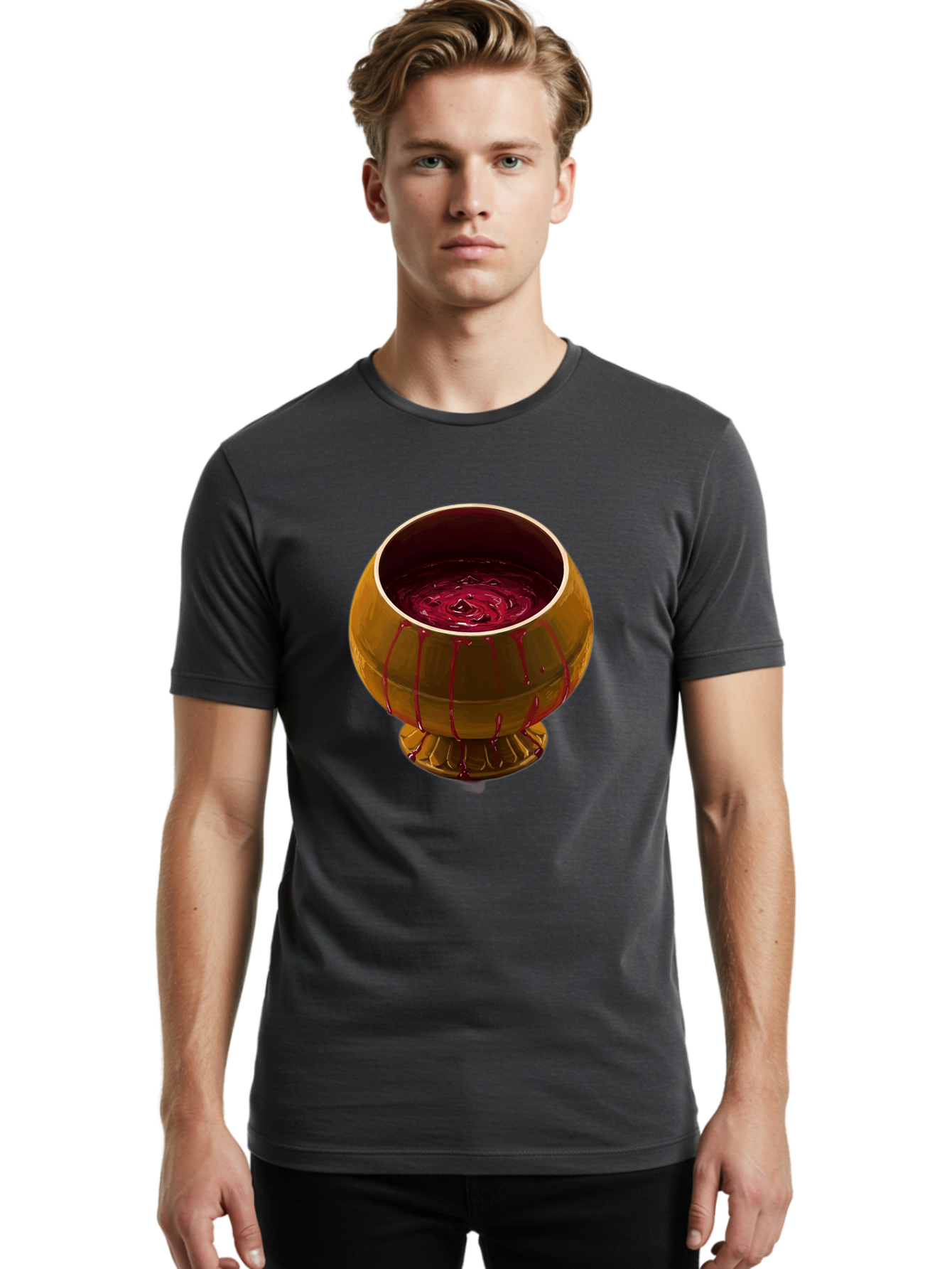 Golden-Chalice Men'S Graphic Tee, 100% Cotton, Comfortable Casual Summer Wear, Machine Washable, Vintage Camera, Old Camera, Antique Camera, Black Camera, Classic Photography, Photography Equipment, Nostalgic Device, Film Camera, Camera Art Bag548