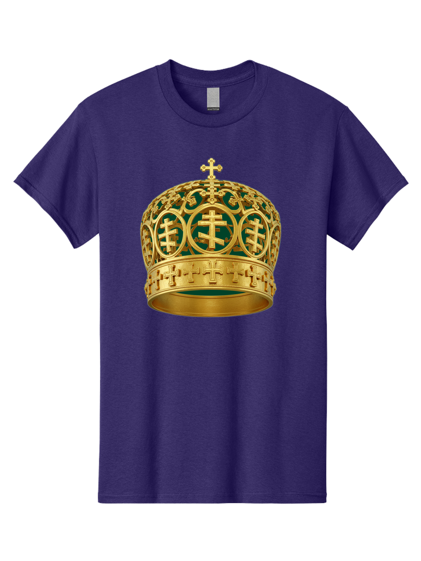 Golden-Cross-Crown Men'S Graphic Tee, 100% Cotton, Comfortable Casual Summer Wear, Machine Washable, Vintage Camera, Old Camera, Antique Camera, Black Camera, Classic Photography, Photography Equipment, Nostalgic Device, Film Camera, Bag549