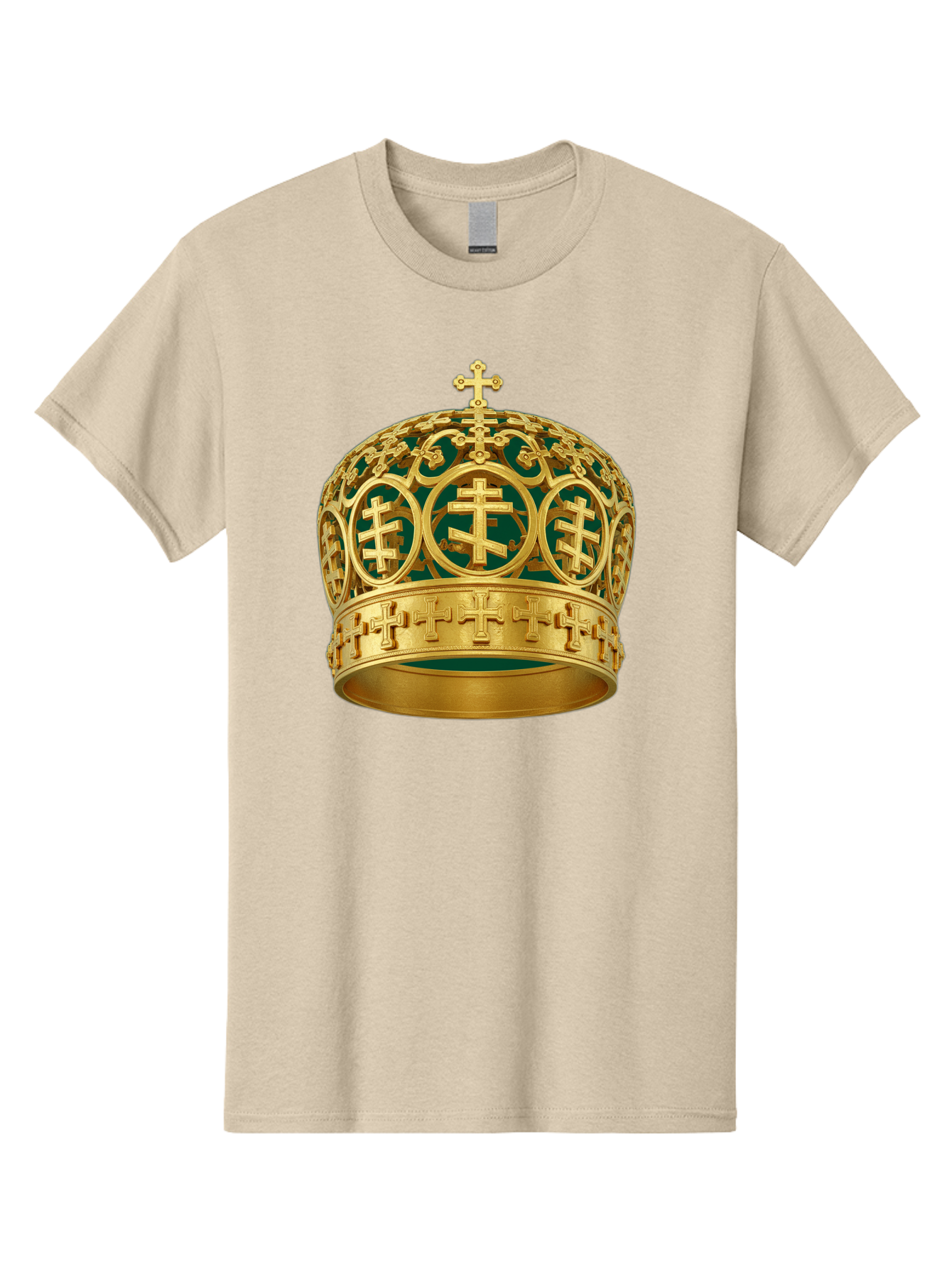 Golden-Cross-Crown Men'S Graphic Tee, 100% Cotton, Comfortable Casual Summer Wear, Machine Washable, Vintage Camera, Old Camera, Antique Camera, Black Camera, Classic Photography, Photography Equipment, Nostalgic Device, Film Camera, Bag549