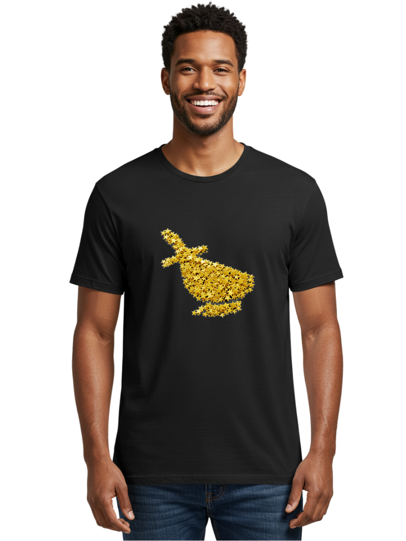 Golden-Star-Duck Men'S Graphic Tee, 100% Cotton, Comfortable Casual Summer Wear, Machine Washable, Vintage Camera, Old Camera, Antique Camera, Black Camera, Classic Photography, Photography Equipment, Nostalgic Device, Film Camera, Camera Art Bag556