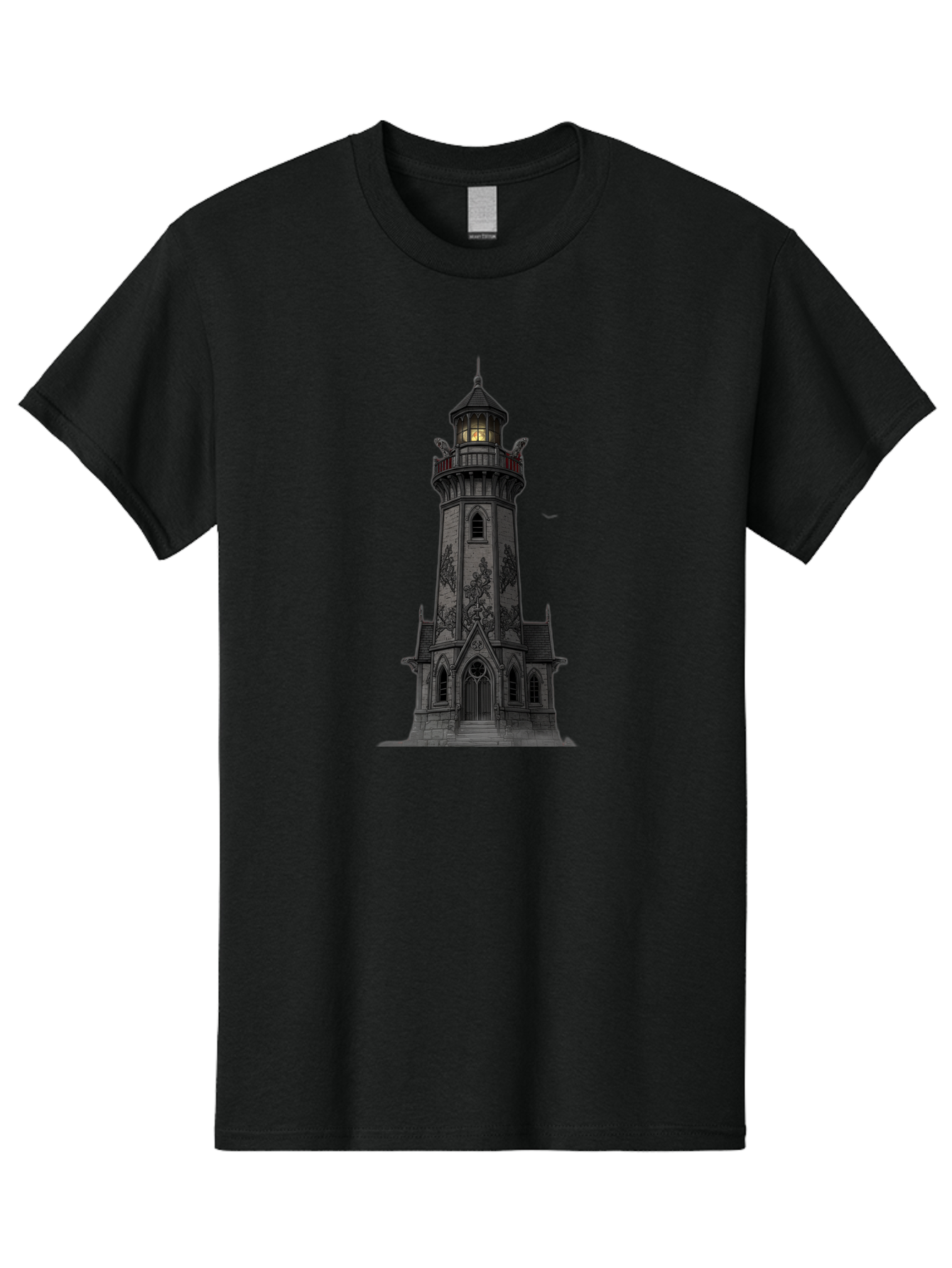 Gothic-Lighthouse Men'S Graphic Tee, 100% Cotton, Comfortable Casual Summer Wear, Machine Washable, Vintage Camera, Old Camera, Antique Camera, Black Camera, Classic Photography, Photography Equipment, Nostalgic Device, Film Camera, Camera Art Bag560