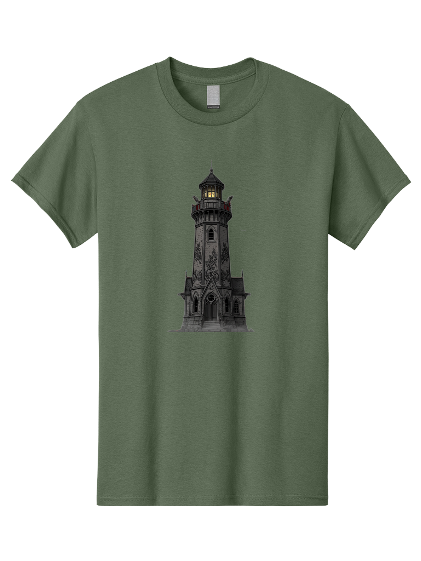 Gothic-Lighthouse Men'S Graphic Tee, 100% Cotton, Comfortable Casual Summer Wear, Machine Washable, Vintage Camera, Old Camera, Antique Camera, Black Camera, Classic Photography, Photography Equipment, Nostalgic Device, Film Camera, Camera Art Bag560