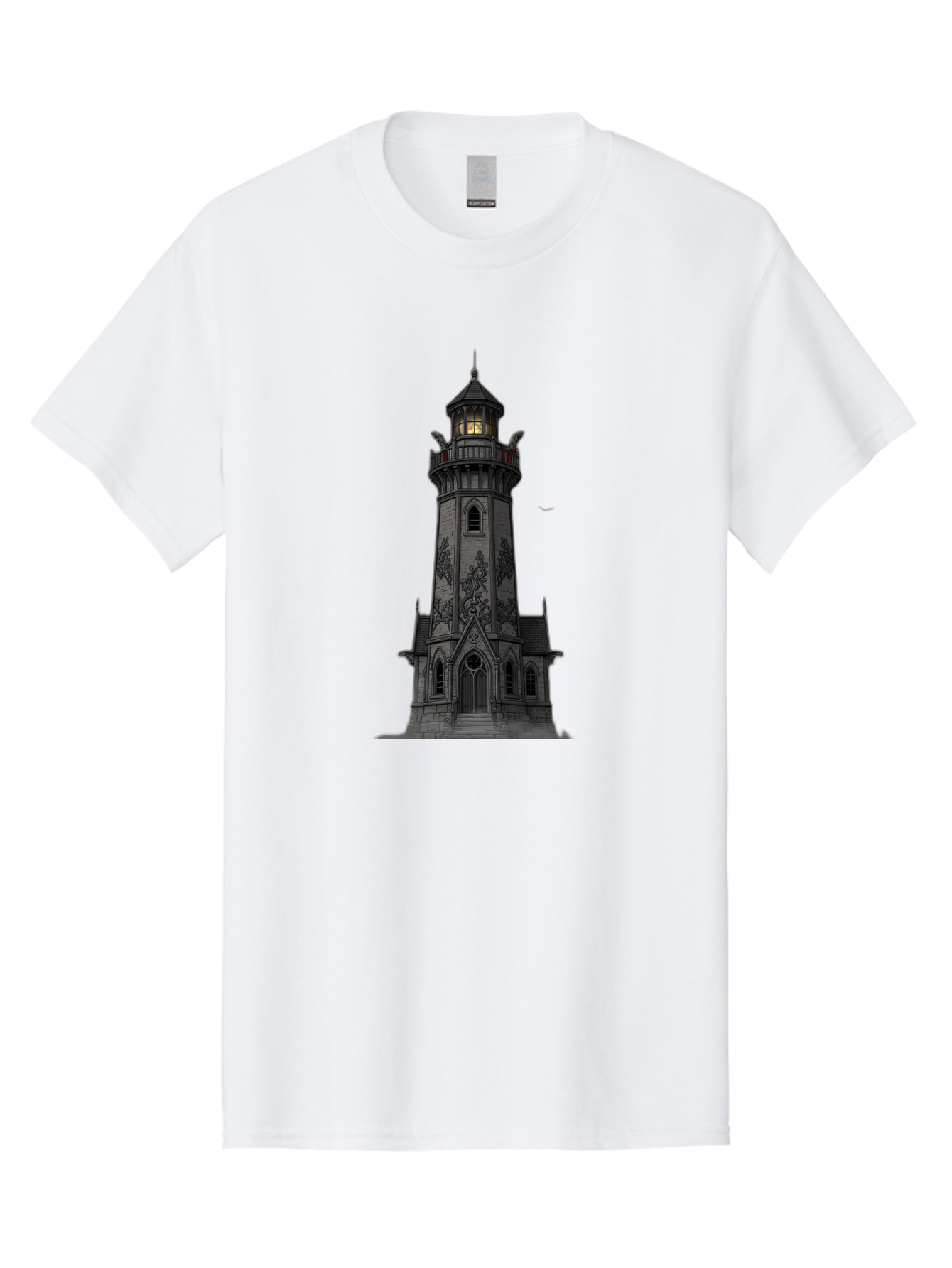 Gothic-Lighthouse Men'S Graphic Tee, 100% Cotton, Comfortable Casual Summer Wear, Machine Washable, Vintage Camera, Old Camera, Antique Camera, Black Camera, Classic Photography, Photography Equipment, Nostalgic Device, Film Camera, Camera Art Bag560