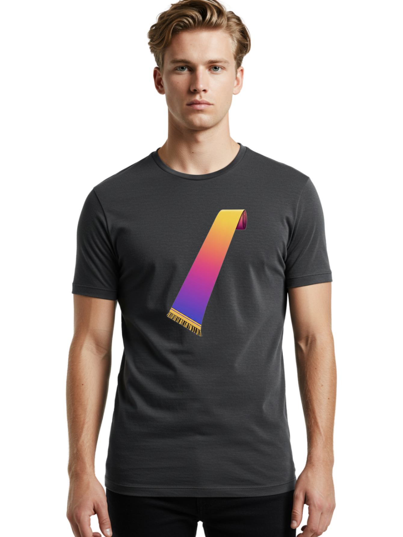 Gradient-Scarf Men'S Graphic Tee, 100% Cotton, Comfortable Casual Summer Wear, Machine Washable, Vintage Camera, Old Camera, Antique Camera, Black Camera, Classic Photography, Photography Equipment, Nostalgic Device, Film Camera, Camera Art Bag561