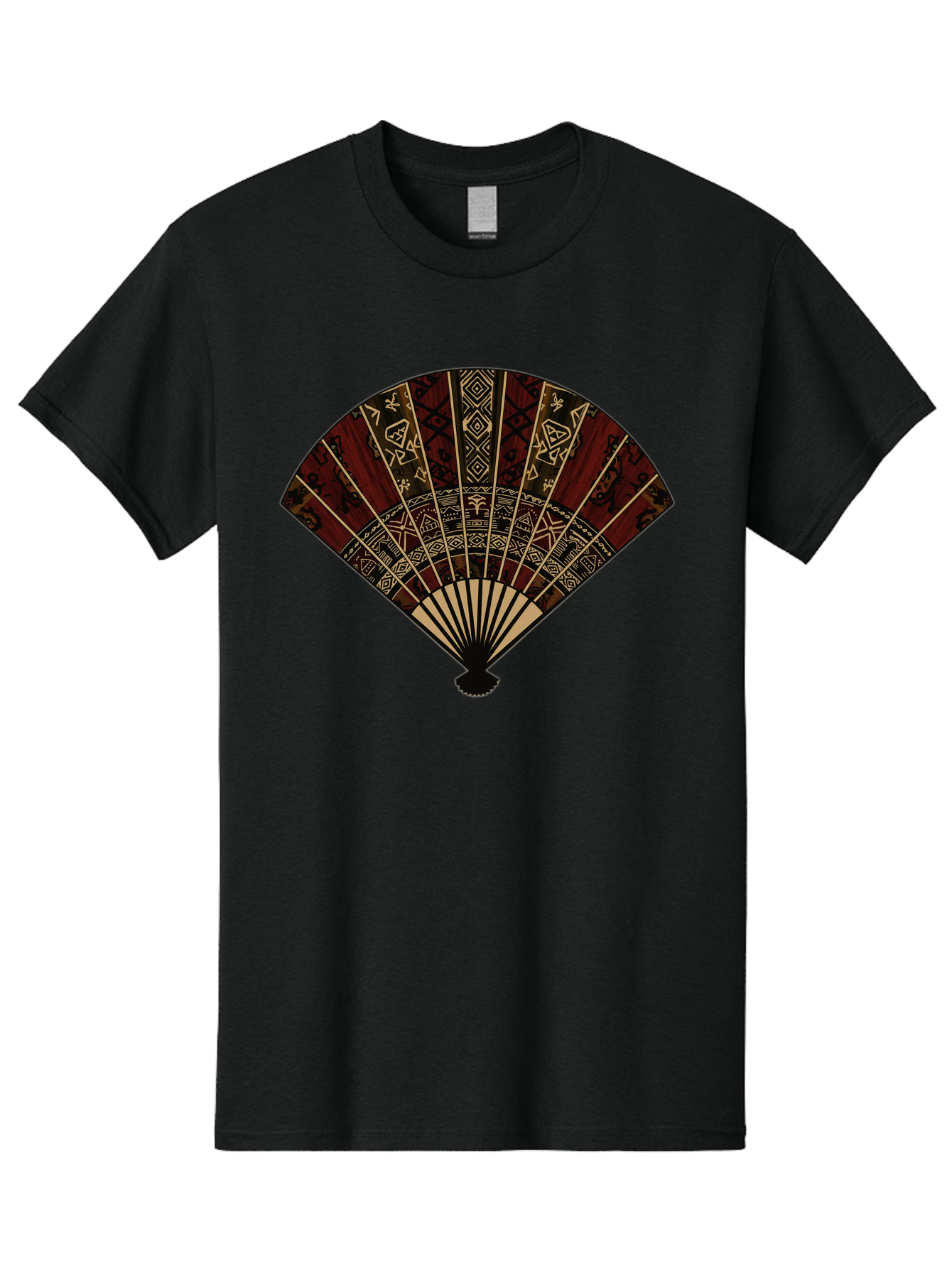 Hand-Fan Men'S Graphic Tee, 100% Cotton, Comfortable Casual Summer Wear, Machine Washable, Vintage Camera, Old Camera, Antique Camera, Black Camera, Classic Photography, Photography Equipment, Nostalgic Device, Film Camera, Camera Art Bag573