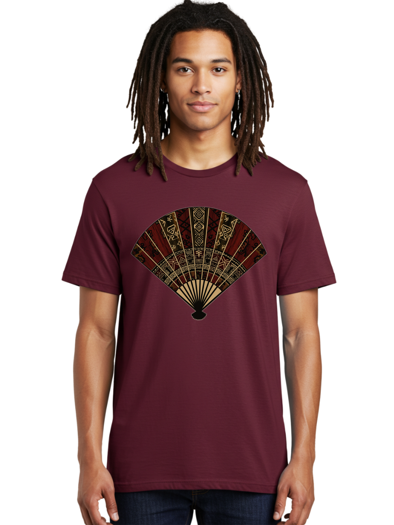 Hand-Fan Men'S Graphic Tee, 100% Cotton, Comfortable Casual Summer Wear, Machine Washable, Vintage Camera, Old Camera, Antique Camera, Black Camera, Classic Photography, Photography Equipment, Nostalgic Device, Film Camera, Camera Art Bag573