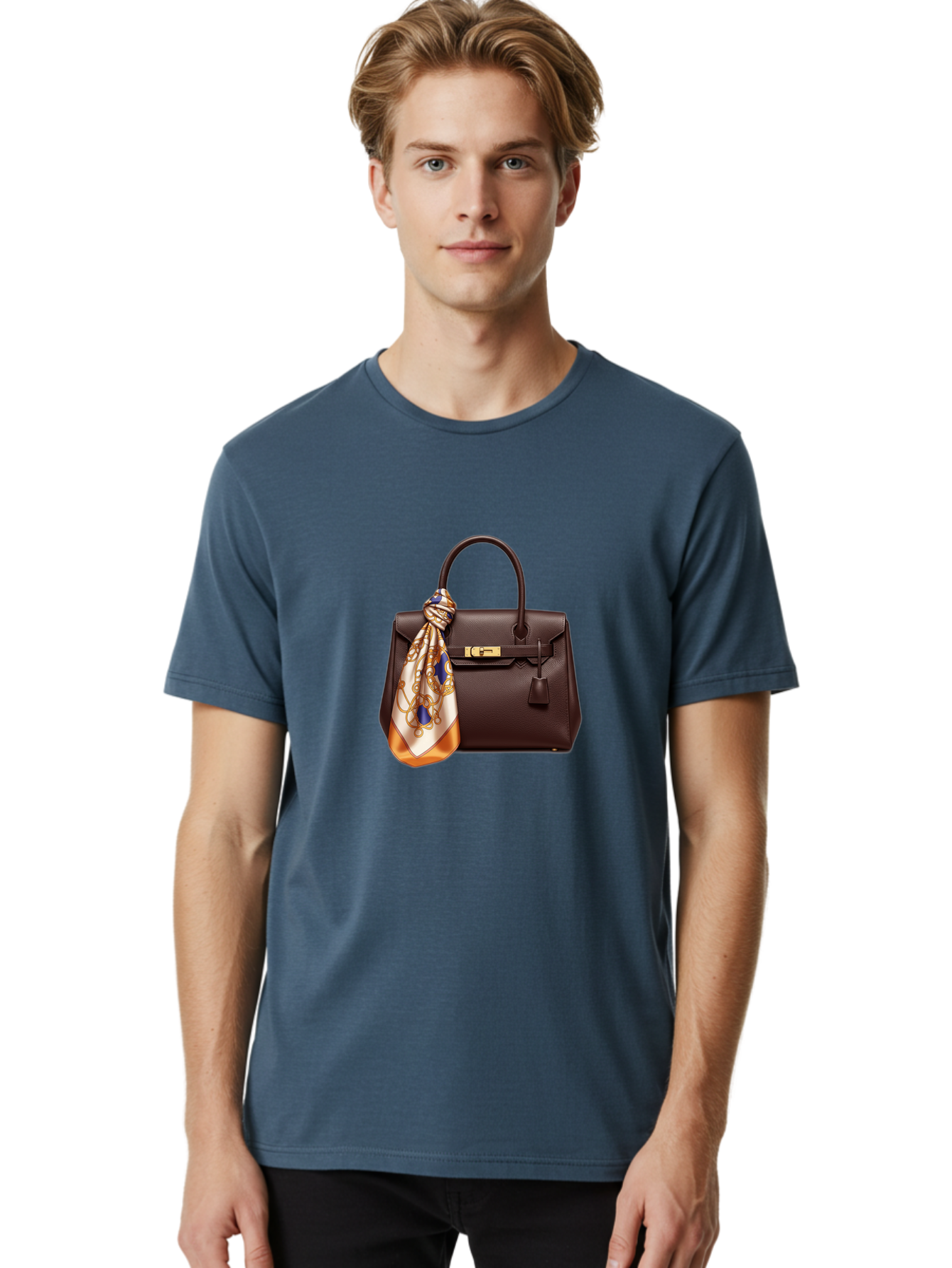 Hermes-Handbag Men'S Graphic Tee, 100% Cotton, Comfortable Casual Summer Wear, Machine Washable, Vintage Camera, Old Camera, Antique Camera, Black Camera, Classic Photography, Photography Equipment, Nostalgic Device, Film Camera, Camera Art Bag591