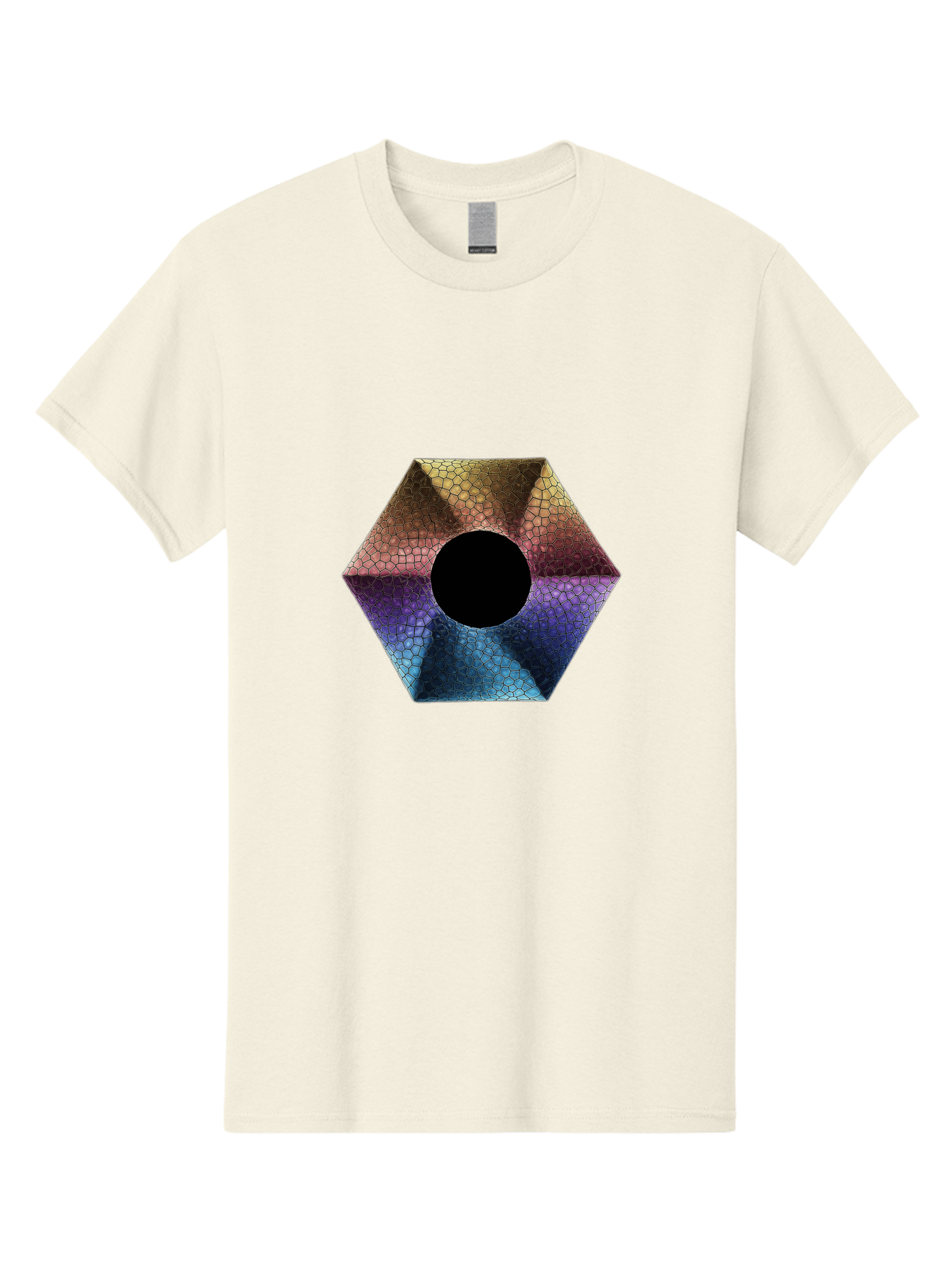 Hexagonal-Shape Men'S Graphic Tee, 100% Cotton, Comfortable Casual Summer Wear, Machine Washable, Vintage Camera, Old Camera, Antique Camera, Black Camera, Classic Photography, Photography Equipment, Nostalgic Device, Film Camera, Camera Art Bag592