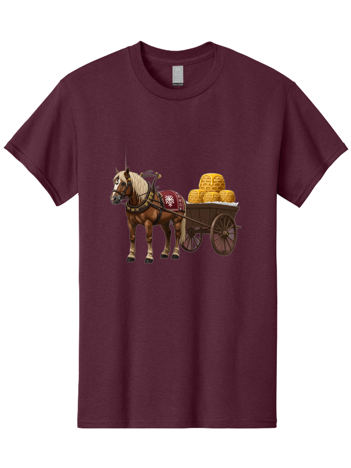 Horse-Drawn-Wagon Men'S Graphic Tee, 100% Cotton, Comfortable Casual Summer Wear, Machine Washable, Vintage Camera, Old Camera, Antique Camera, Black Camera, Classic Photography, Photography Equipment, Nostalgic Device, Film Camera, Camera Art Bag595