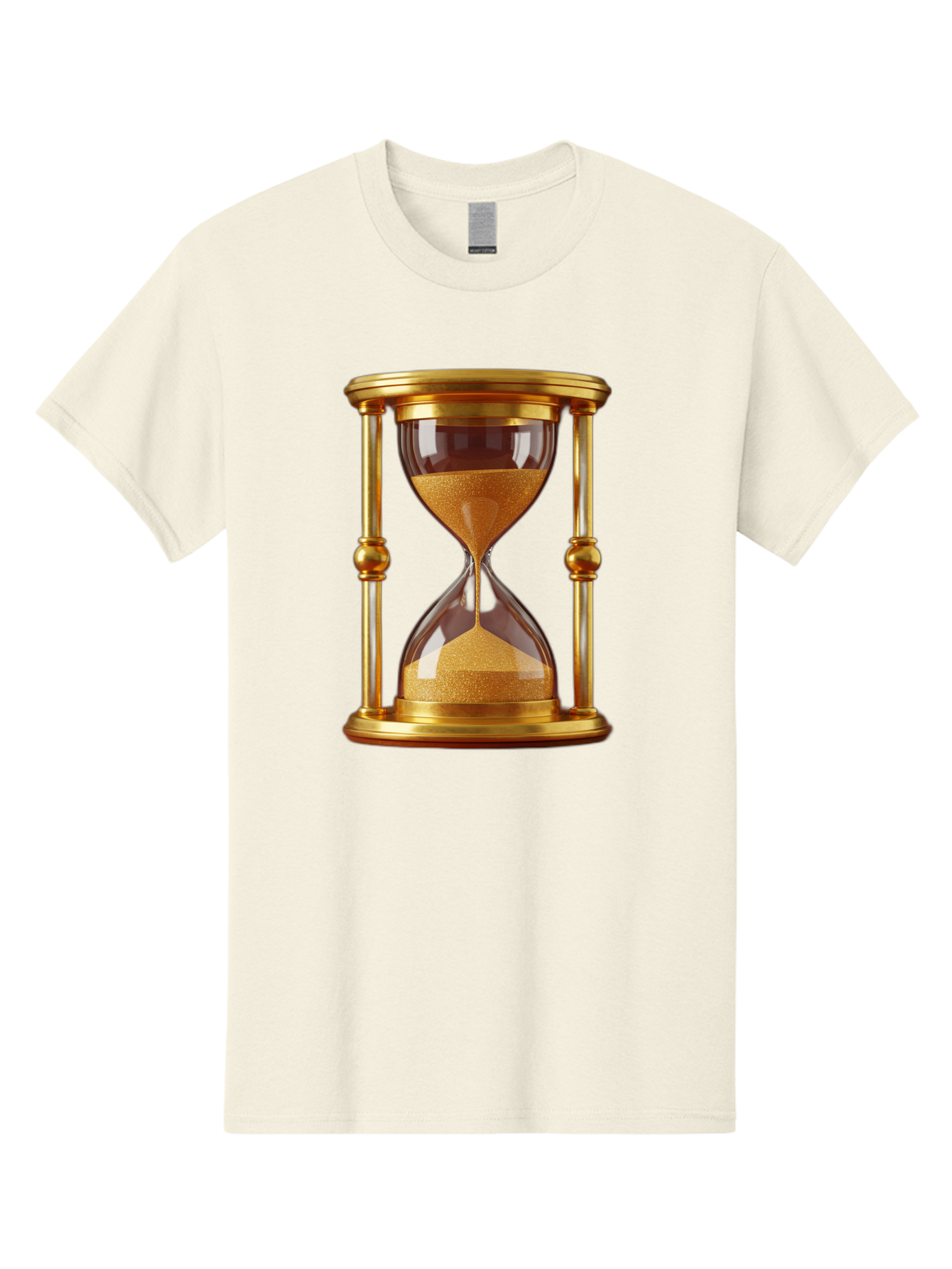 Hourglass Men'S Graphic Tee, 100% Cotton, Comfortable Casual Summer Wear, Machine Washable, Vintage Camera, Old Camera, Antique Camera, Black Camera, Classic Photography, Photography Equipment, Nostalgic Device, Film Camera, Camera Art Bag598