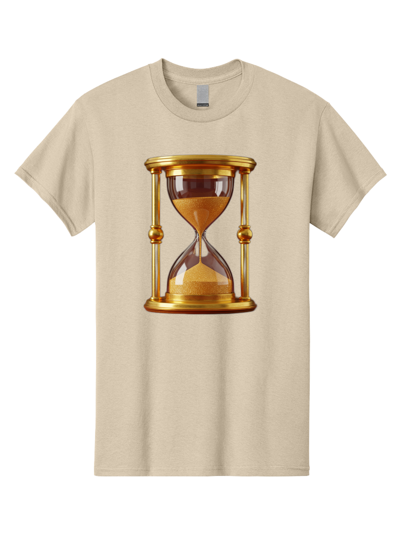 Hourglass Men'S Graphic Tee, 100% Cotton, Comfortable Casual Summer Wear, Machine Washable, Vintage Camera, Old Camera, Antique Camera, Black Camera, Classic Photography, Photography Equipment, Nostalgic Device, Film Camera, Camera Art Bag598