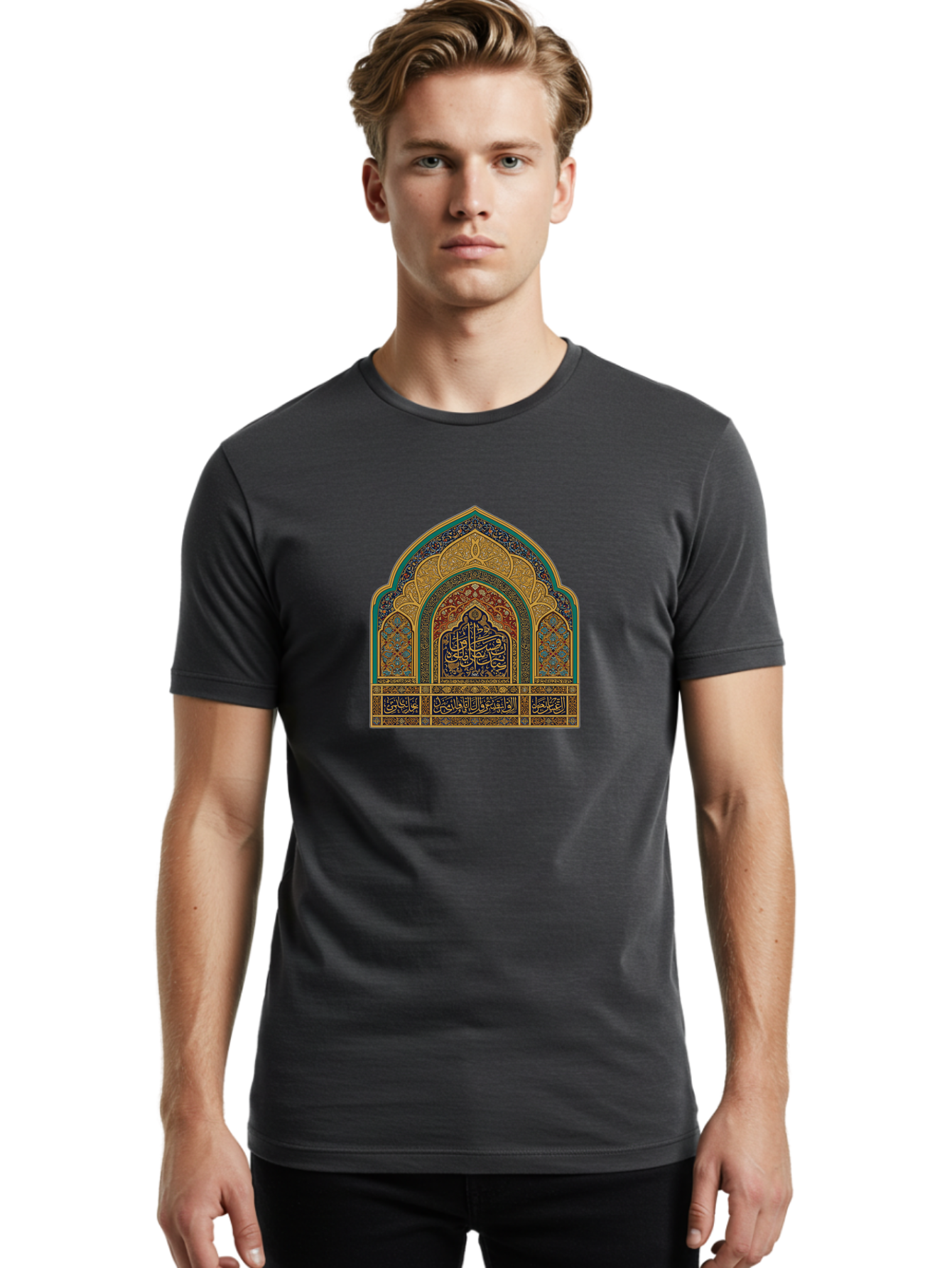 Islamic-Arch Men'S Graphic Tee, 100% Cotton, Comfortable Casual Summer Wear, Machine Washable, Vintage Camera, Old Camera, Antique Camera, Black Camera, Classic Photography, Photography Equipment, Nostalgic Device, Film Camera, Camera Art Bag615