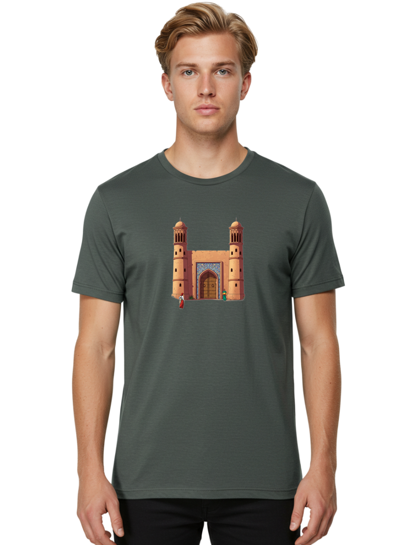 Islamic-Fortress Men'S Graphic Tee, 100% Cotton, Comfortable Casual Summer Wear, Machine Washable, Vintage Camera, Old Camera, Antique Camera, Black Camera, Classic Photography, Photography Equipment, Nostalgic Device, Film Camera, Camera Art Bag618