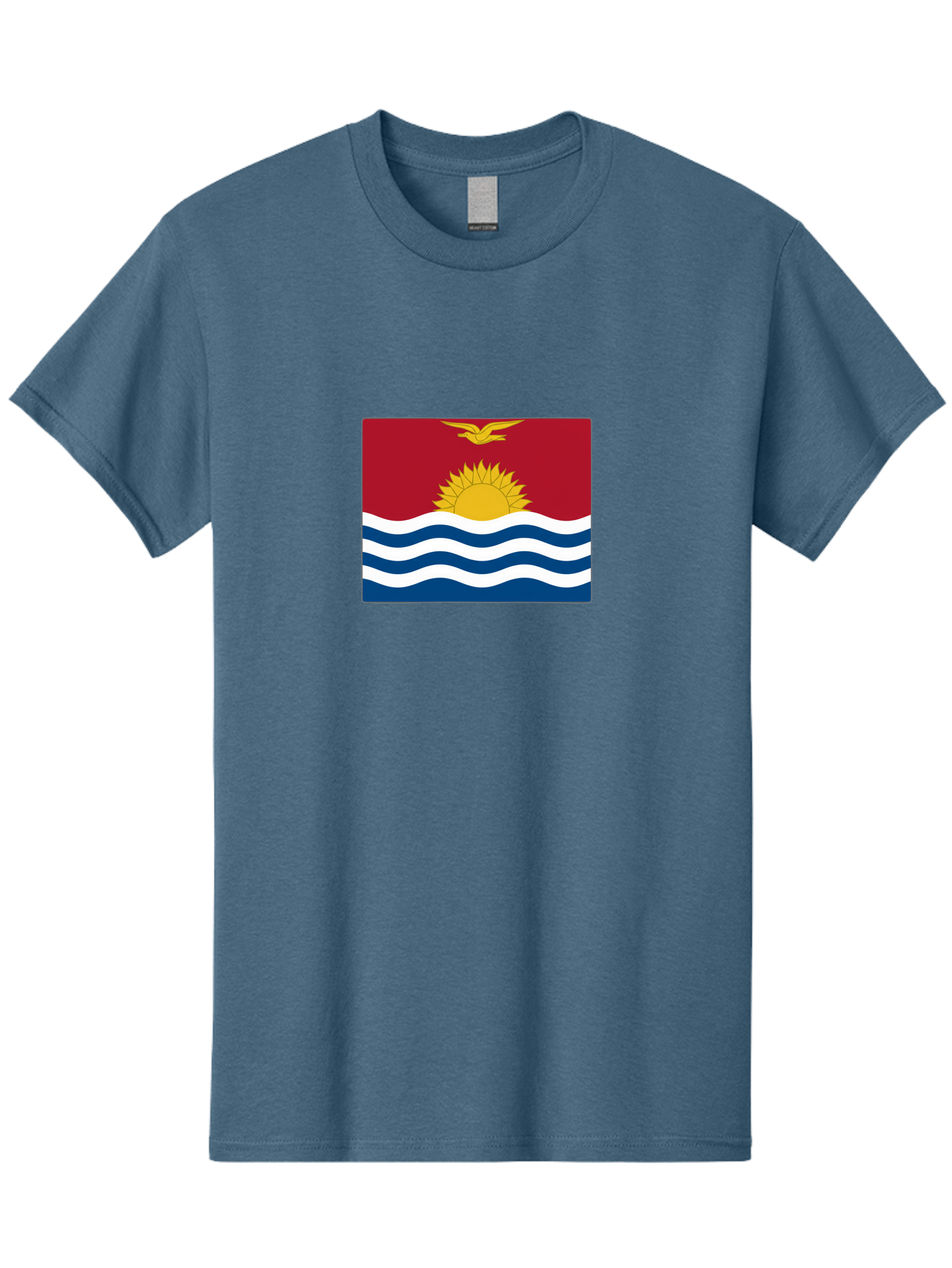 Kiribati-Flag-1 Men'S Graphic Tee, 100% Cotton, Comfortable Casual Summer Wear, Machine Washable, Vintage Camera, Old Camera, Antique Camera, Black Camera, Classic Photography, Photography Equipment, Nostalgic Device, Film Camera, Camera Art Bag643