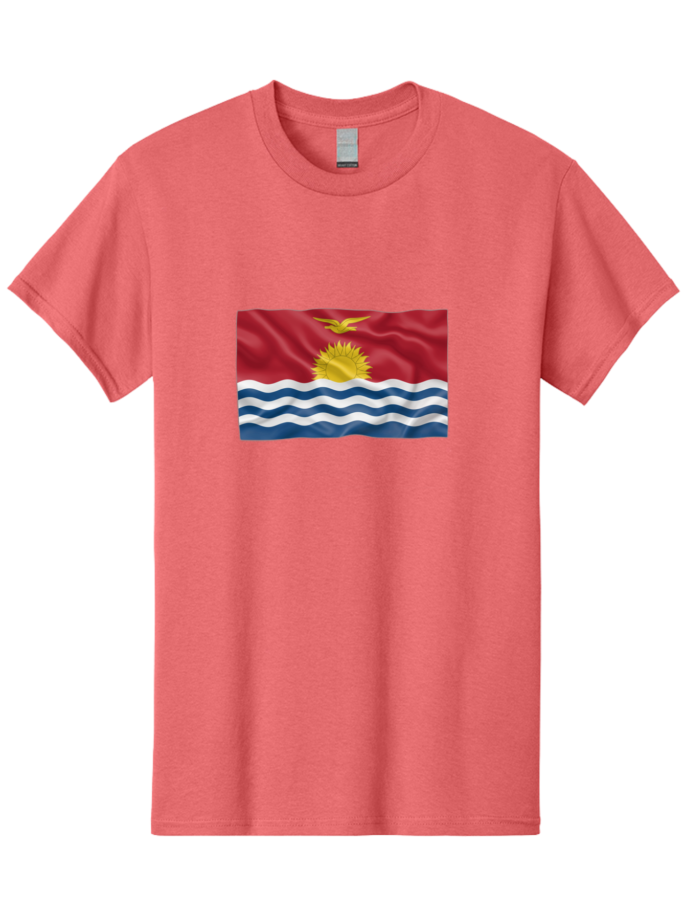Kiribati-Flag-2 Men'S Graphic Tee, 100% Cotton, Comfortable Casual Summer Wear, Machine Washable, Vintage Camera, Old Camera, Antique Camera, Black Camera, Classic Photography, Photography Equipment, Nostalgic Device, Film Camera, Camera Art Bag644