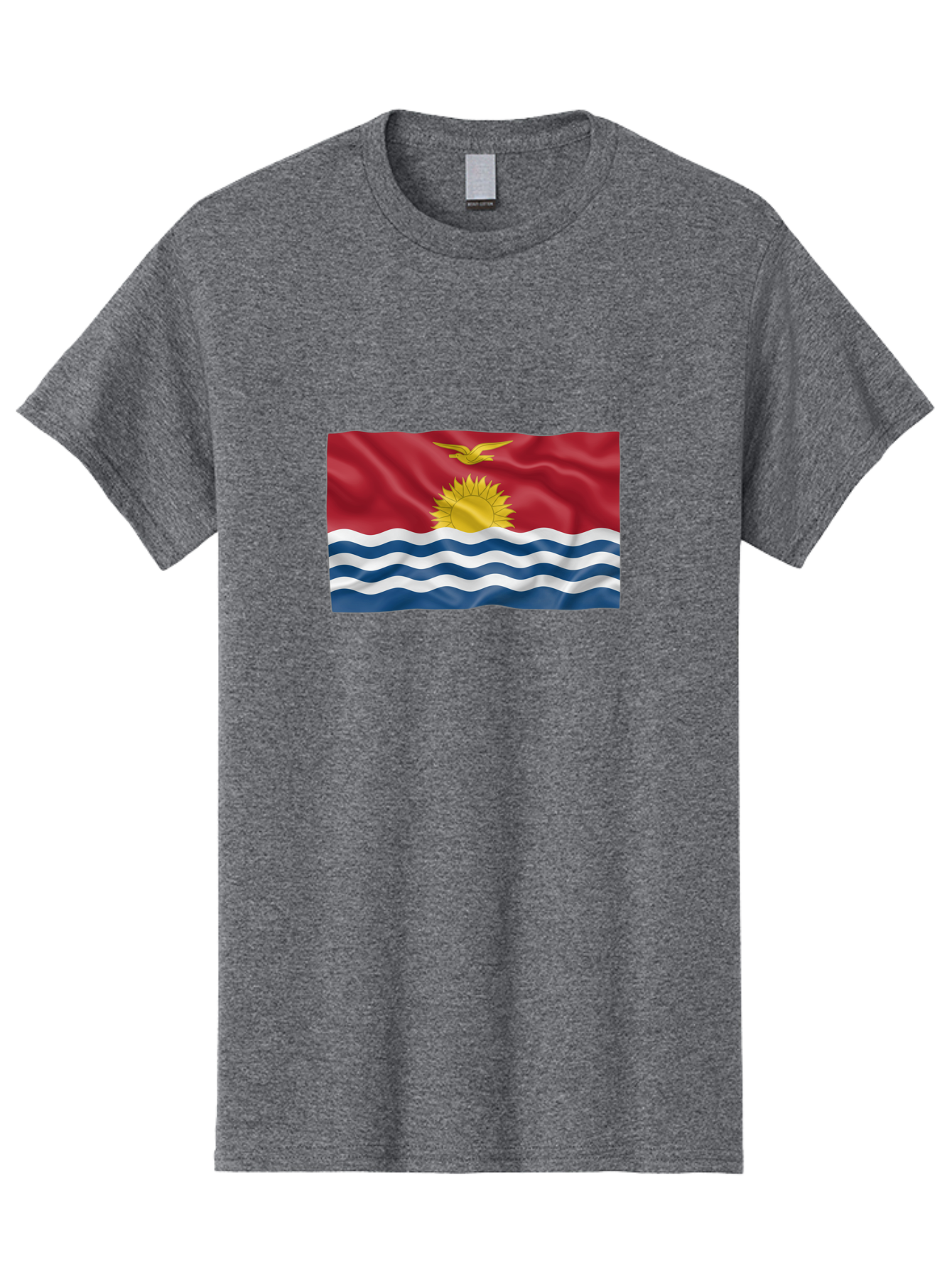 Kiribati-Flag-2 Men'S Graphic Tee, 100% Cotton, Comfortable Casual Summer Wear, Machine Washable, Vintage Camera, Old Camera, Antique Camera, Black Camera, Classic Photography, Photography Equipment, Nostalgic Device, Film Camera, Camera Art Bag644