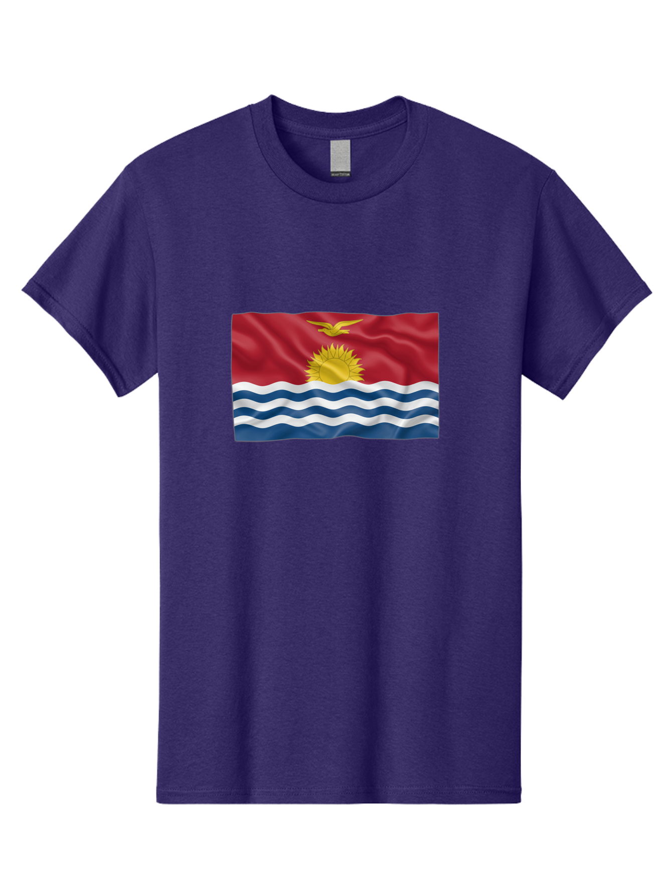 Kiribati-Flag-2 Men'S Graphic Tee, 100% Cotton, Comfortable Casual Summer Wear, Machine Washable, Vintage Camera, Old Camera, Antique Camera, Black Camera, Classic Photography, Photography Equipment, Nostalgic Device, Film Camera, Camera Art Bag644