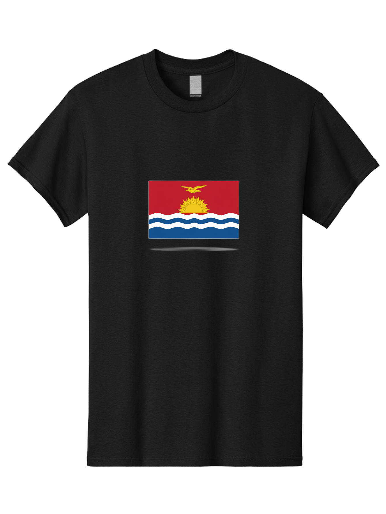 Kiribati-Flag-4 Men'S Graphic Tee, 100% Cotton, Comfortable Casual Summer Wear, Machine Washable, Vintage Camera, Old Camera, Antique Camera, Black Camera, Classic Photography, Photography Equipment, Nostalgic Device, Film Camera, Camera Art Bag646