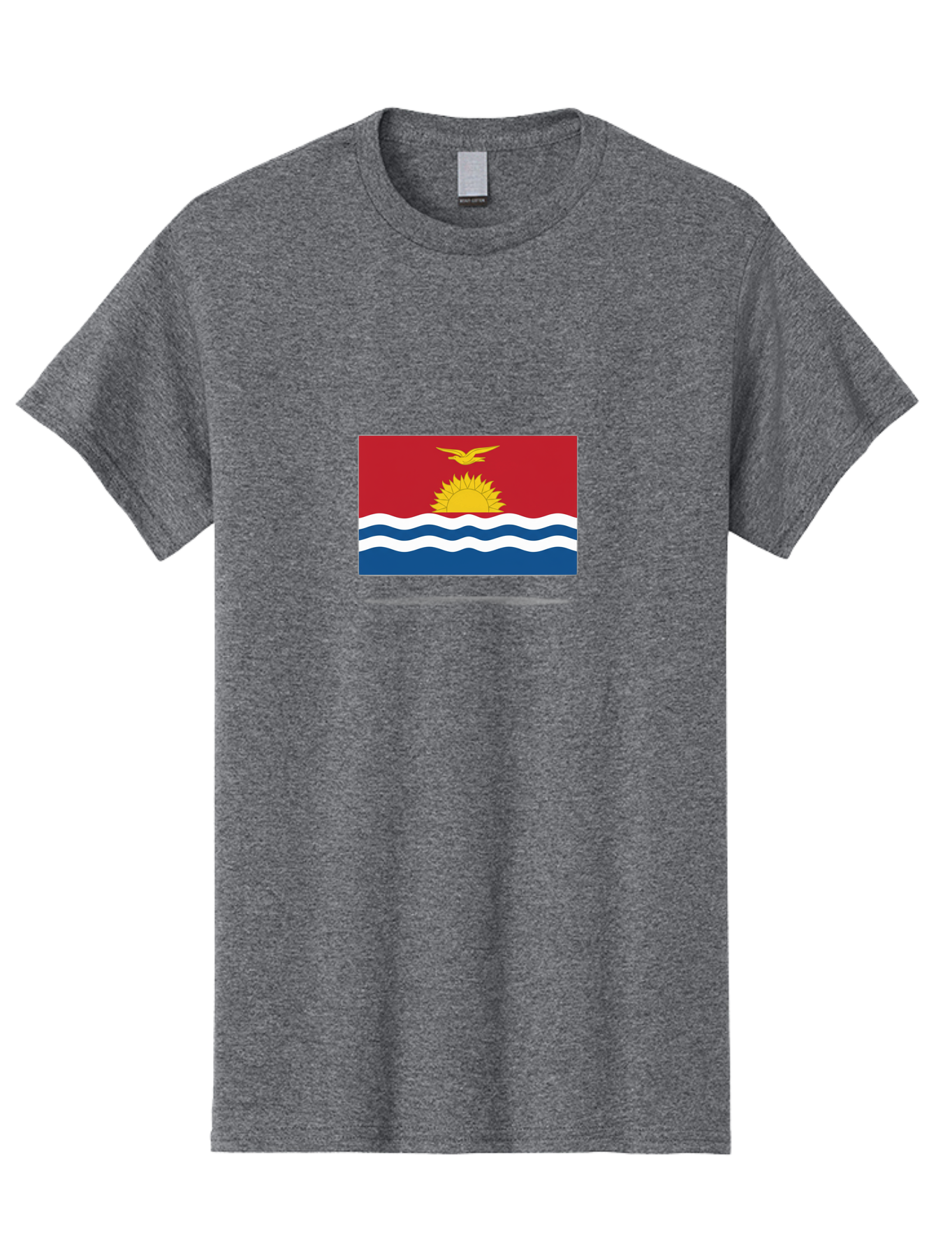 Kiribati-Flag-4 Men'S Graphic Tee, 100% Cotton, Comfortable Casual Summer Wear, Machine Washable, Vintage Camera, Old Camera, Antique Camera, Black Camera, Classic Photography, Photography Equipment, Nostalgic Device, Film Camera, Camera Art Bag646