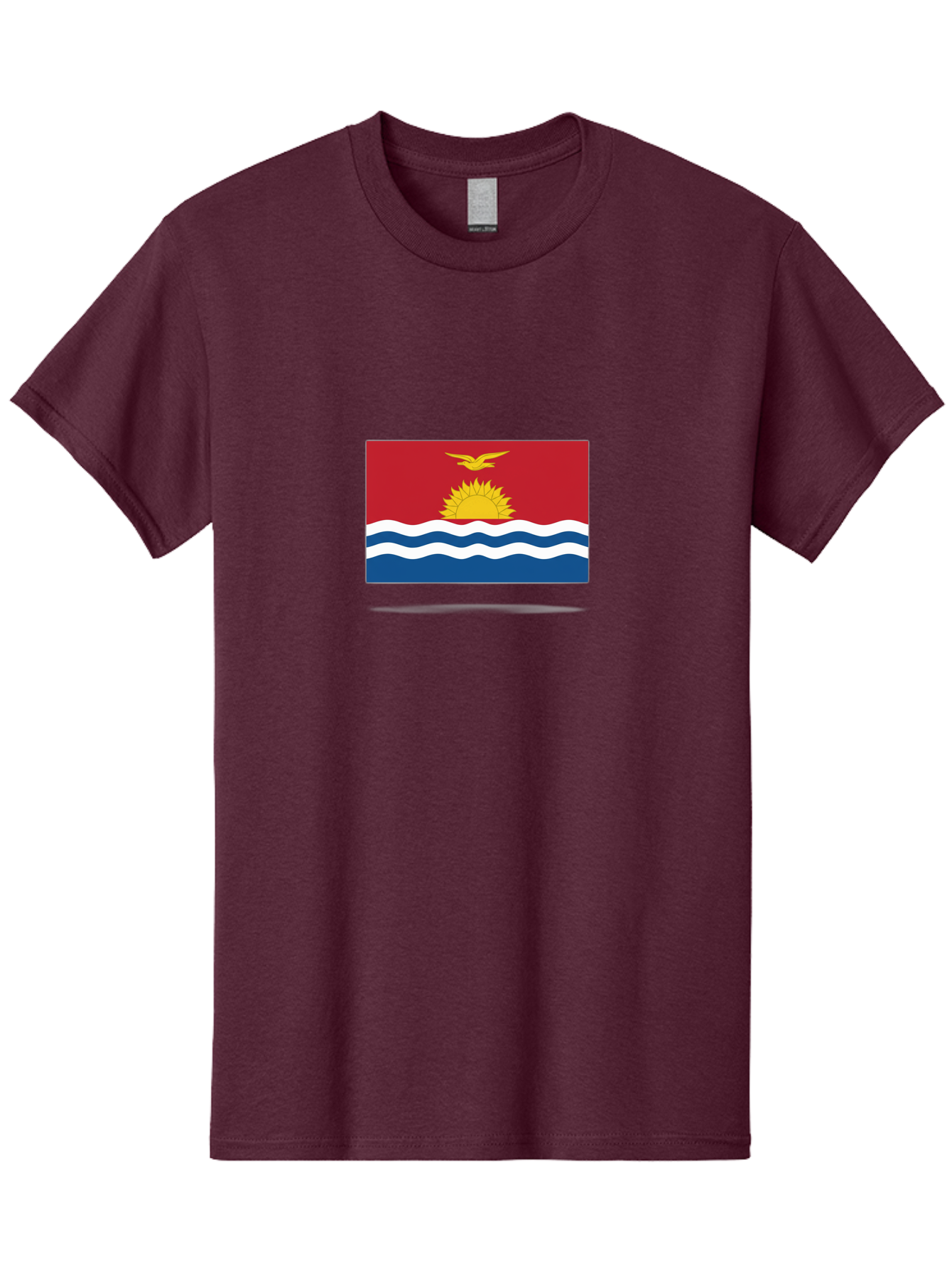 Kiribati-Flag-4 Men'S Graphic Tee, 100% Cotton, Comfortable Casual Summer Wear, Machine Washable, Vintage Camera, Old Camera, Antique Camera, Black Camera, Classic Photography, Photography Equipment, Nostalgic Device, Film Camera, Camera Art Bag646