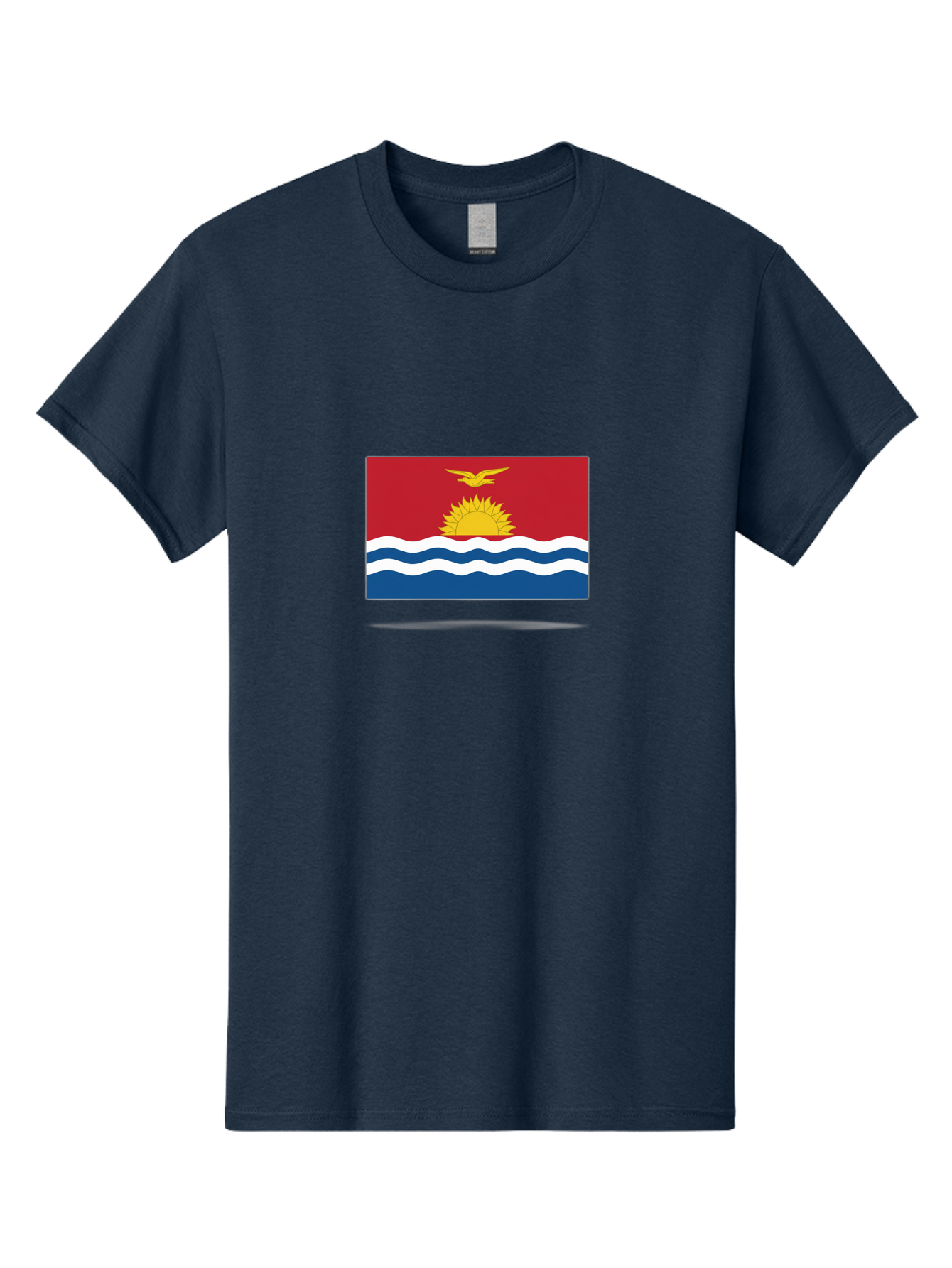 Kiribati-Flag-4 Men'S Graphic Tee, 100% Cotton, Comfortable Casual Summer Wear, Machine Washable, Vintage Camera, Old Camera, Antique Camera, Black Camera, Classic Photography, Photography Equipment, Nostalgic Device, Film Camera, Camera Art Bag646