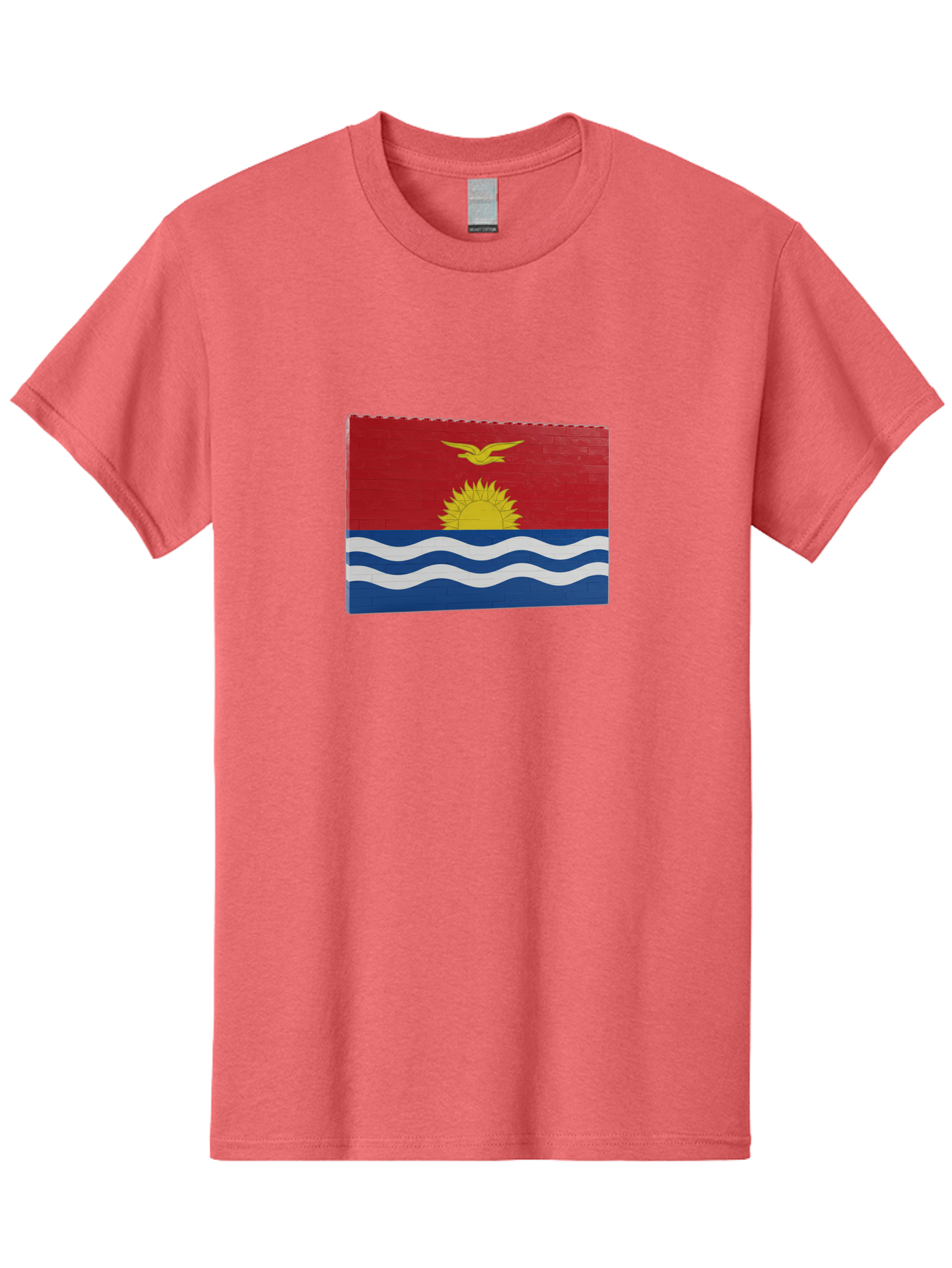 Kiribati-Flag-5 Men'S Graphic Tee, 100% Cotton, Comfortable Casual Summer Wear, Machine Washable, Vintage Camera, Old Camera, Antique Camera, Black Camera, Classic Photography, Photography Equipment, Nostalgic Device, Film Camera, Camera Art Bag647