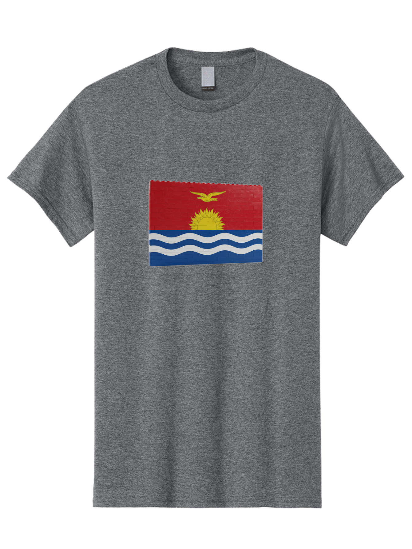 Kiribati-Flag-5 Men'S Graphic Tee, 100% Cotton, Comfortable Casual Summer Wear, Machine Washable, Vintage Camera, Old Camera, Antique Camera, Black Camera, Classic Photography, Photography Equipment, Nostalgic Device, Film Camera, Camera Art Bag647
