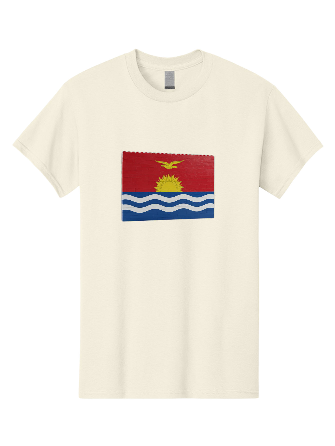 Kiribati-Flag-5 Men'S Graphic Tee, 100% Cotton, Comfortable Casual Summer Wear, Machine Washable, Vintage Camera, Old Camera, Antique Camera, Black Camera, Classic Photography, Photography Equipment, Nostalgic Device, Film Camera, Camera Art Bag647