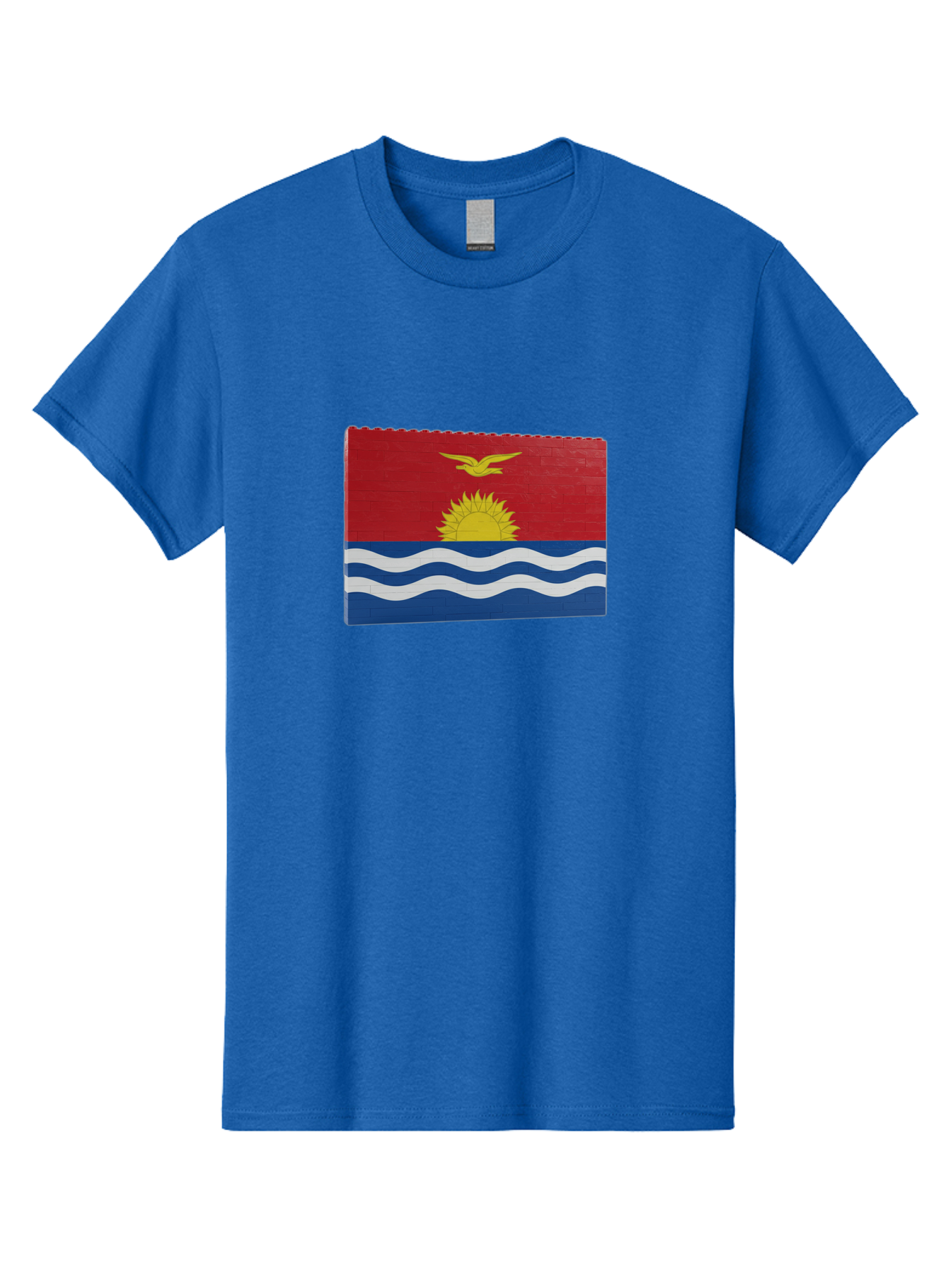 Kiribati-Flag-5 Men'S Graphic Tee, 100% Cotton, Comfortable Casual Summer Wear, Machine Washable, Vintage Camera, Old Camera, Antique Camera, Black Camera, Classic Photography, Photography Equipment, Nostalgic Device, Film Camera, Camera Art Bag647