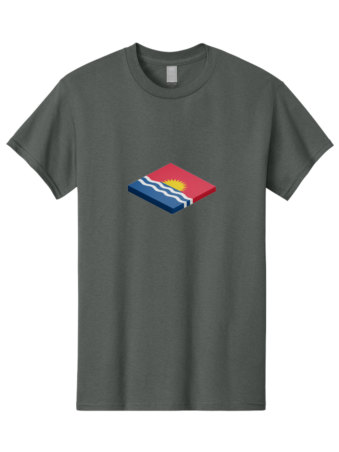Kiribati-Flag-8 Men'S Graphic Tee, 100% Cotton, Comfortable Casual Summer Wear, Machine Washable, Vintage Camera, Old Camera, Antique Camera, Black Camera, Classic Photography, Photography Equipment, Nostalgic Device, Film Camera, Camera Art Bag650