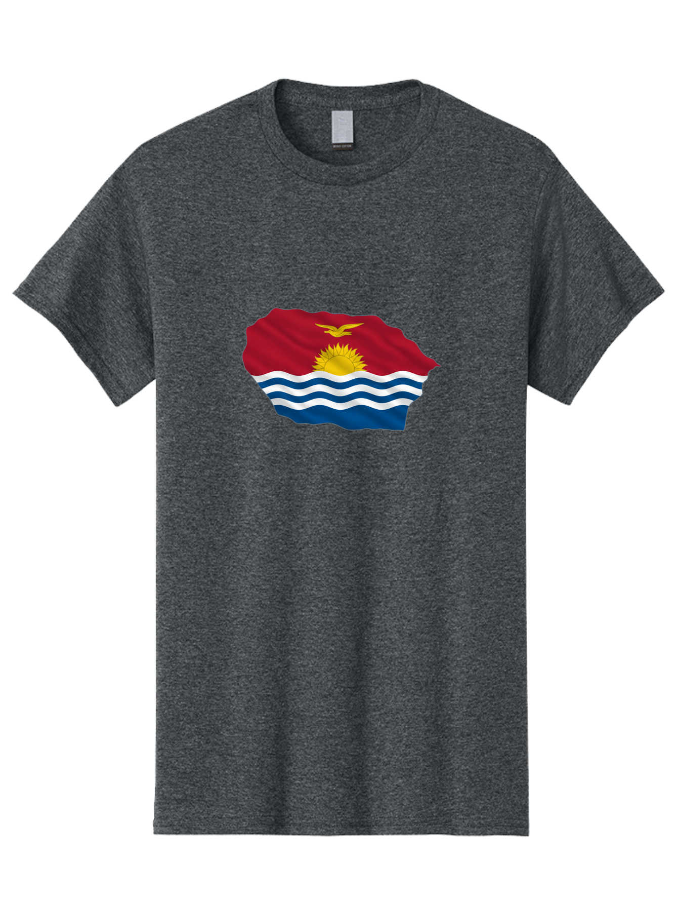 Kiribati-Flag-9 Men'S Graphic Tee, 100% Cotton, Comfortable Casual Summer Wear, Machine Washable, Vintage Camera, Old Camera, Antique Camera, Black Camera, Classic Photography, Photography Equipment, Nostalgic Device, Film Camera, Camera Art Bag651