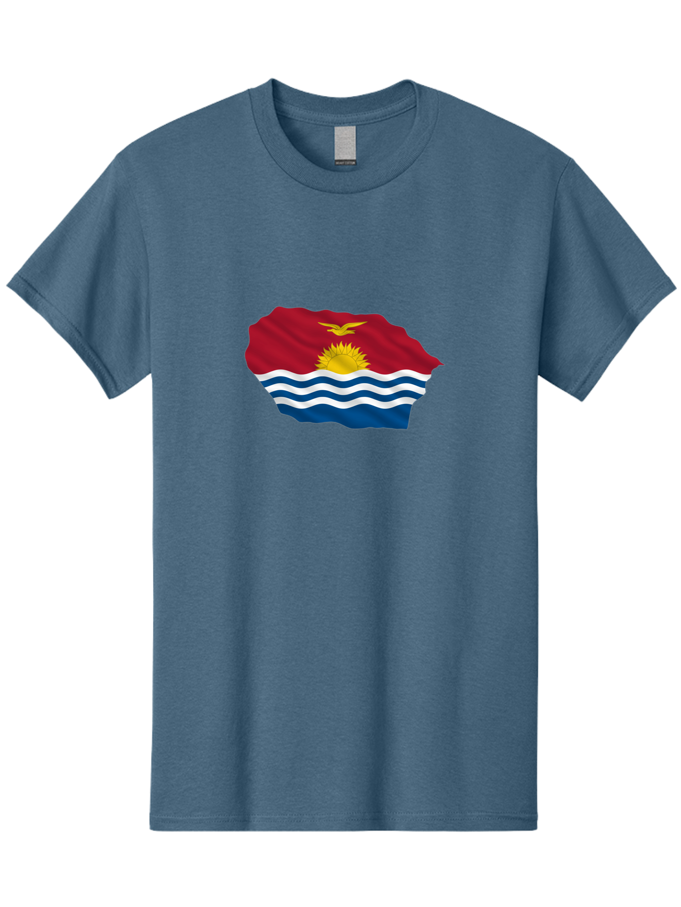 Kiribati-Flag-9 Men'S Graphic Tee, 100% Cotton, Comfortable Casual Summer Wear, Machine Washable, Vintage Camera, Old Camera, Antique Camera, Black Camera, Classic Photography, Photography Equipment, Nostalgic Device, Film Camera, Camera Art Bag651