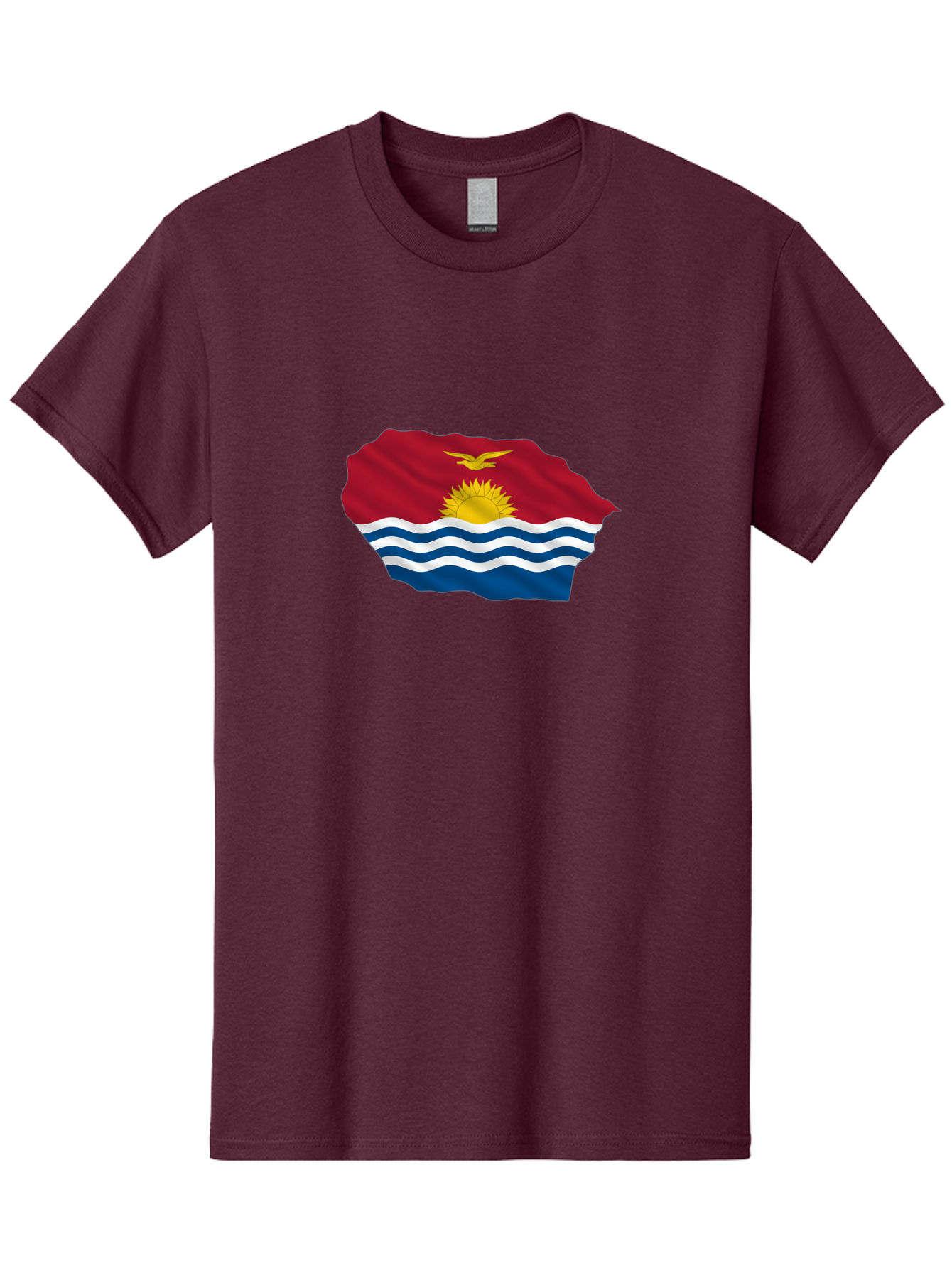 Kiribati-Flag-9 Men'S Graphic Tee, 100% Cotton, Comfortable Casual Summer Wear, Machine Washable, Vintage Camera, Old Camera, Antique Camera, Black Camera, Classic Photography, Photography Equipment, Nostalgic Device, Film Camera, Camera Art Bag651