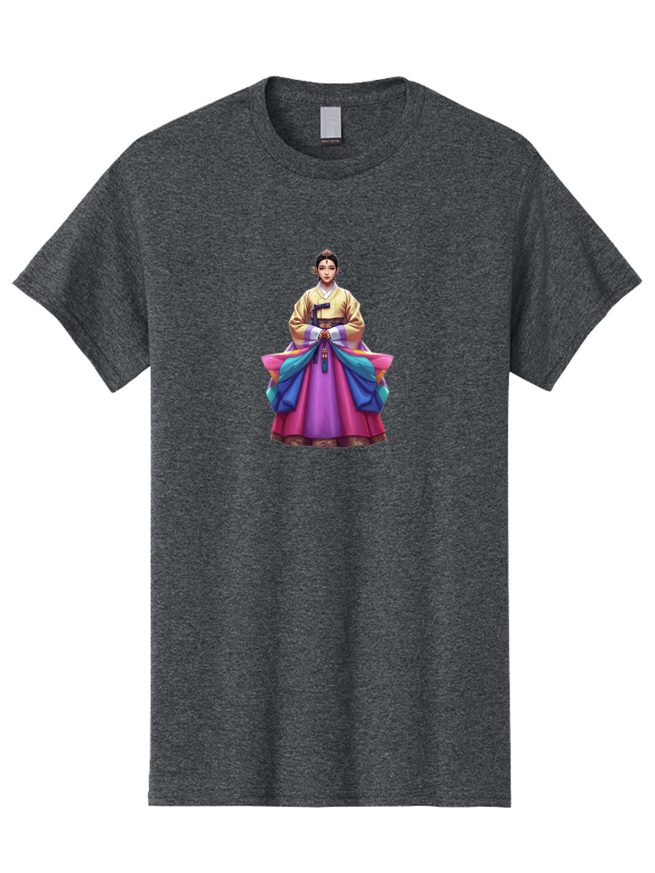 Korean-Woman-In-Hanbok Men'S Graphic Tee, 100% Cotton, Comfortable Casual Summer Wear, Machine Washable, Vintage Camera, Old Camera, Antique Camera, Black Camera, Classic Photography, Photography Equipment, Nostalgic Device, Film Camera, Bag661