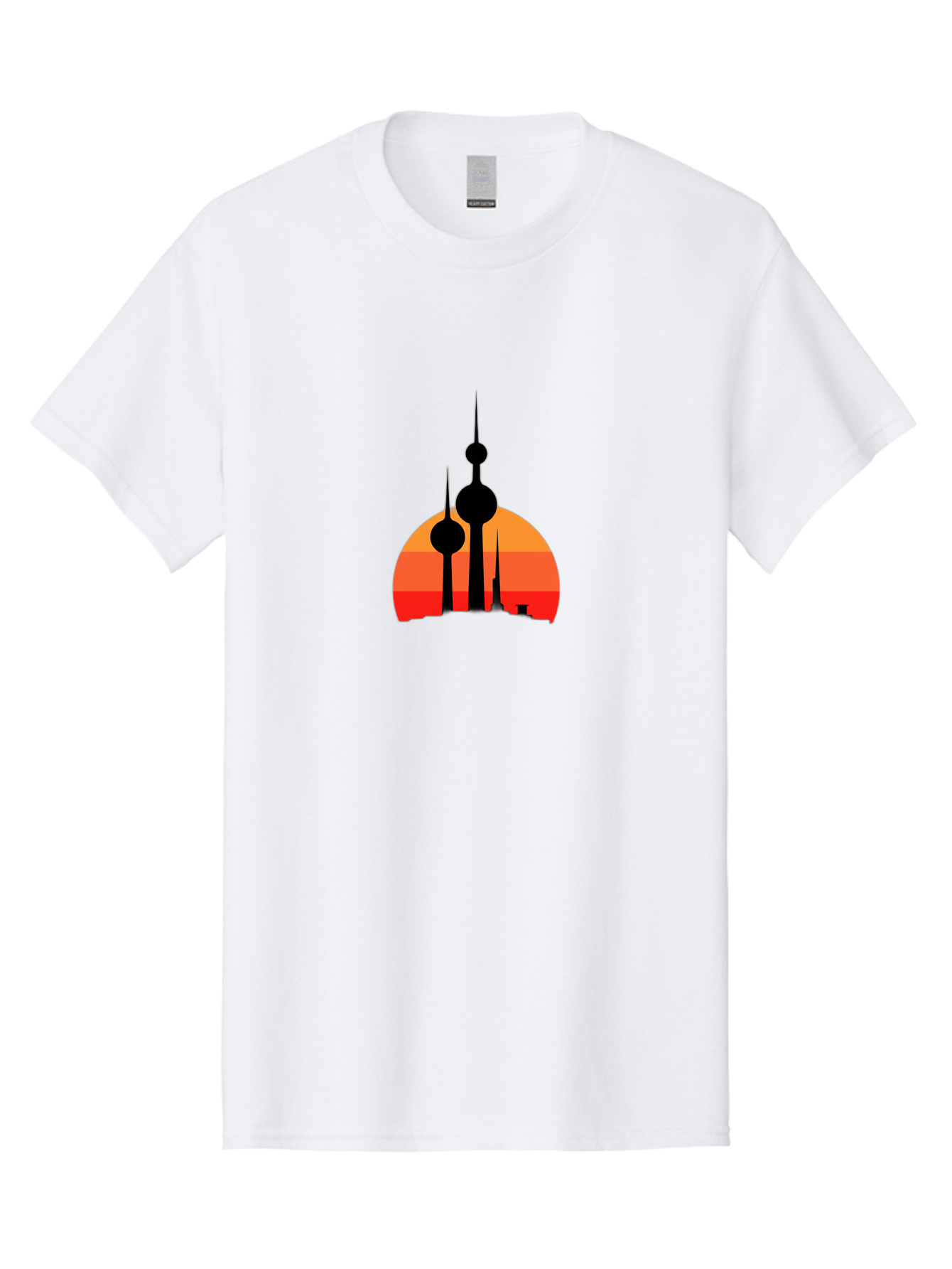 Kuwait-Towers-1 Men'S Graphic Tee, 100% Cotton, Comfortable Casual Summer Wear, Machine Washable, Vintage Camera, Old Camera, Antique Camera, Black Camera, Classic Photography, Photography Equipment, Nostalgic Device, Film Camera, Camera Art Bag668