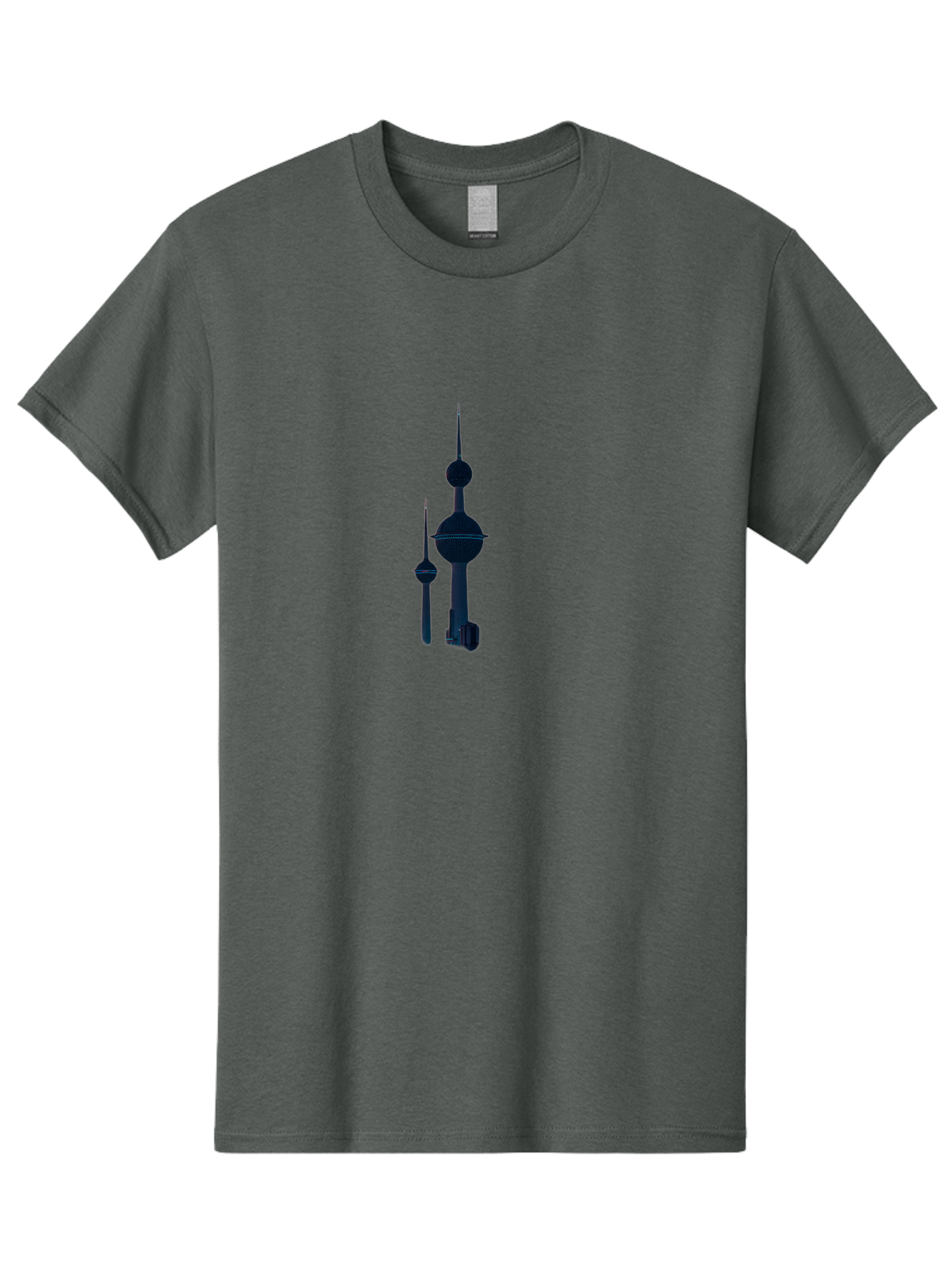 Kuwait-Towers-3 Men'S Graphic Tee, 100% Cotton, Comfortable Casual Summer Wear, Machine Washable, Vintage Camera, Old Camera, Antique Camera, Black Camera, Classic Photography, Photography Equipment, Nostalgic Device, Film Camera, Camera Art Bag670