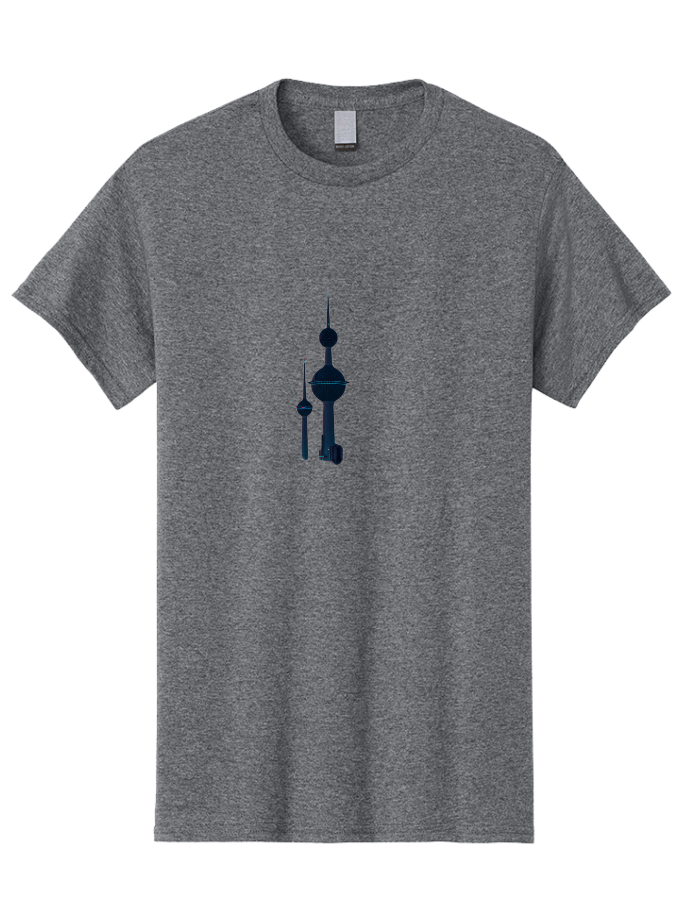 Kuwait-Towers-3 Men'S Graphic Tee, 100% Cotton, Comfortable Casual Summer Wear, Machine Washable, Vintage Camera, Old Camera, Antique Camera, Black Camera, Classic Photography, Photography Equipment, Nostalgic Device, Film Camera, Camera Art Bag670