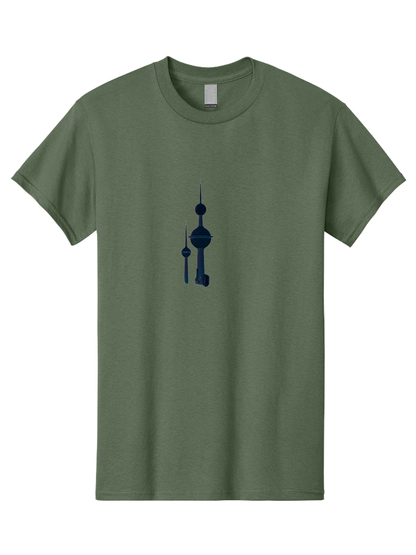 Kuwait-Towers-3 Men'S Graphic Tee, 100% Cotton, Comfortable Casual Summer Wear, Machine Washable, Vintage Camera, Old Camera, Antique Camera, Black Camera, Classic Photography, Photography Equipment, Nostalgic Device, Film Camera, Camera Art Bag670