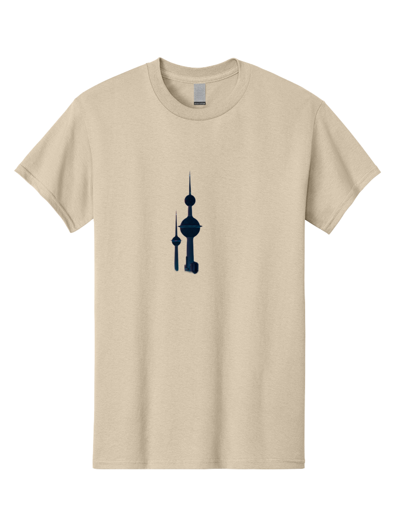 Kuwait-Towers-3 Men'S Graphic Tee, 100% Cotton, Comfortable Casual Summer Wear, Machine Washable, Vintage Camera, Old Camera, Antique Camera, Black Camera, Classic Photography, Photography Equipment, Nostalgic Device, Film Camera, Camera Art Bag670