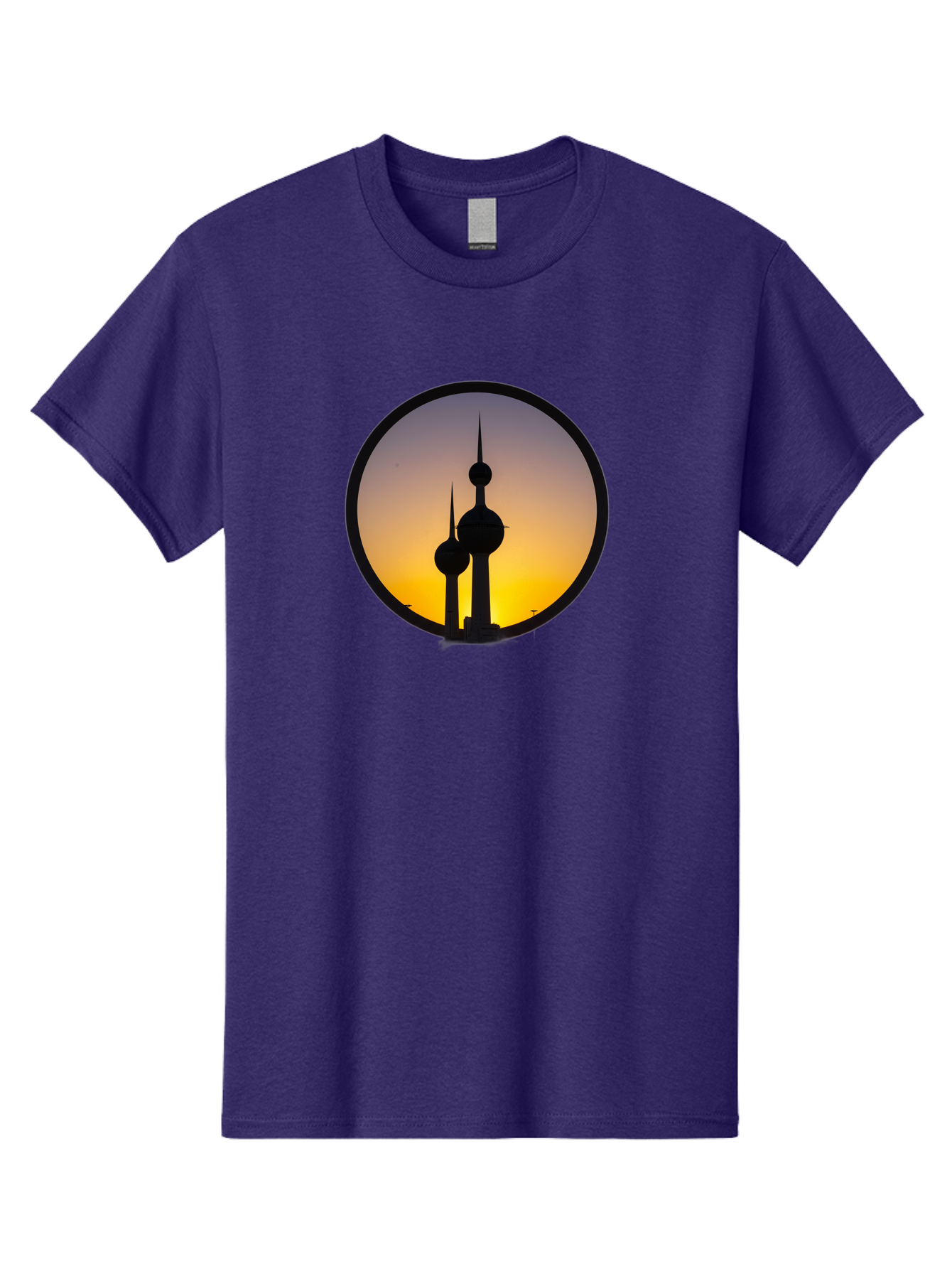 Kuwait-Towers-4 Men'S Graphic Tee, 100% Cotton, Comfortable Casual Summer Wear, Machine Washable, Vintage Camera, Old Camera, Antique Camera, Black Camera, Classic Photography, Photography Equipment, Nostalgic Device, Film Camera, Camera Art Bag671