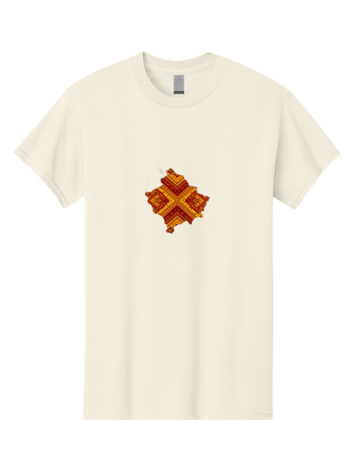 Kyrgyz-Shyrdak-Pattern Men'S Graphic Tee, 100% Cotton, Comfortable Casual Summer Wear, Machine Washable, Vintage Camera, Old Camera, Antique Camera, Black Camera, Classic Photography, Photography Equipment, Nostalgic Device, Film Camera, Bag674