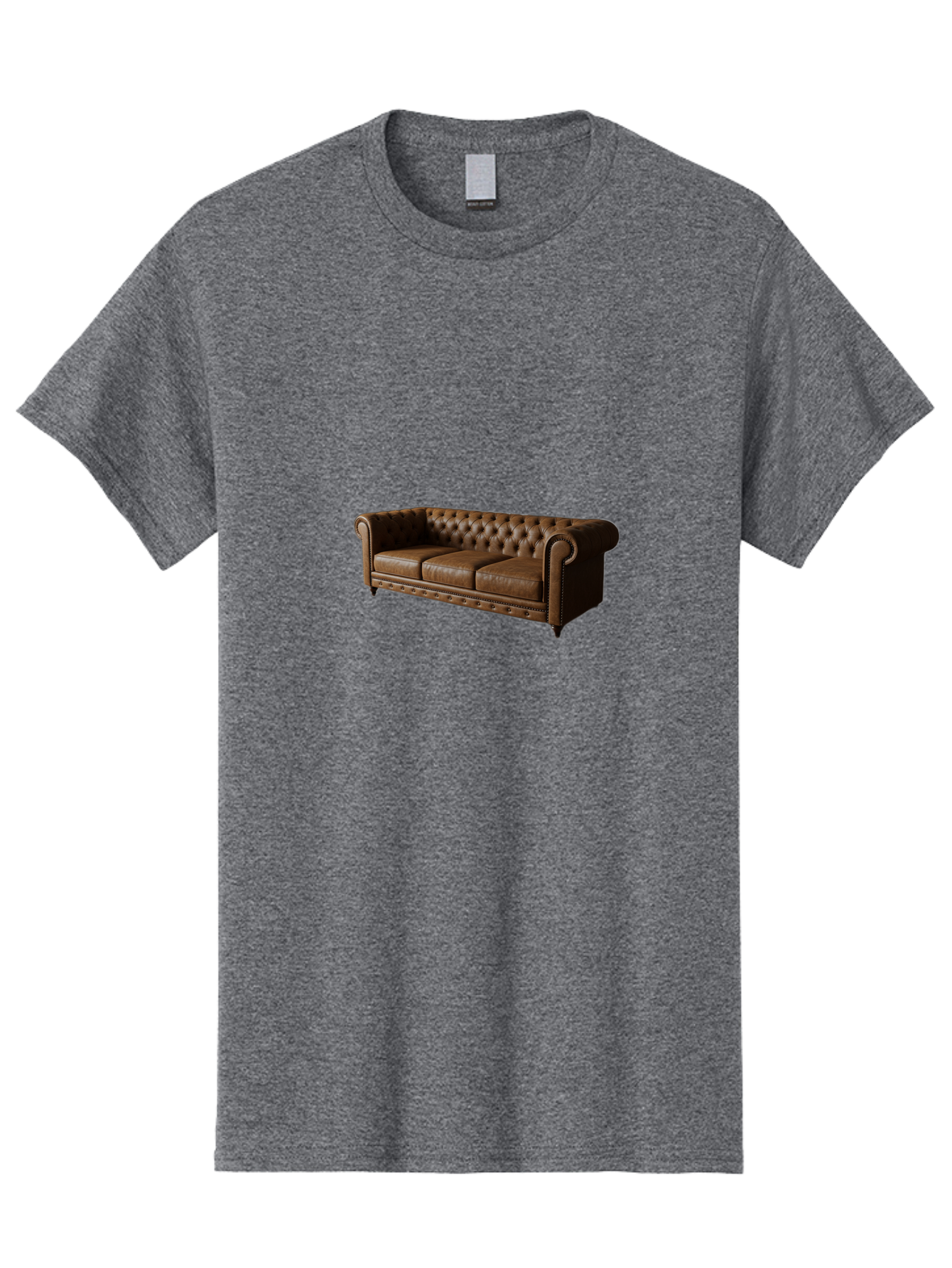 Leather-Chesterfield-Sofa Men'S Graphic Tee, 100% Cotton, Comfortable Casual Summer Wear, Machine Washable, Vintage Camera, Old Camera, Antique Camera, Black Camera, Classic Photography, Photography Equipment, Nostalgic Device, Film Camera, Bag686