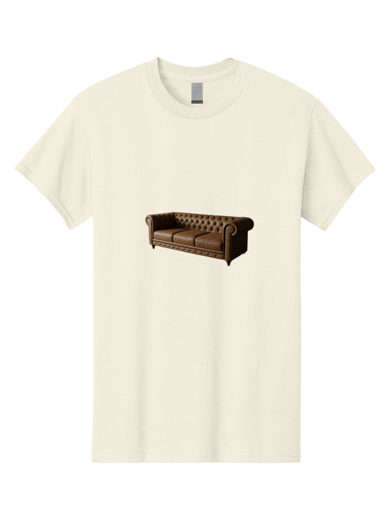 Leather-Chesterfield-Sofa Men'S Graphic Tee, 100% Cotton, Comfortable Casual Summer Wear, Machine Washable, Vintage Camera, Old Camera, Antique Camera, Black Camera, Classic Photography, Photography Equipment, Nostalgic Device, Film Camera, Bag686