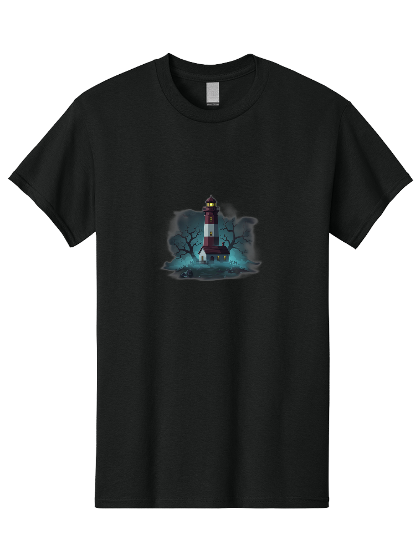 Lighthouse-1 Men'S Graphic Tee, 100% Cotton, Comfortable Casual Summer Wear, Machine Washable, Vintage Camera, Old Camera, Antique Camera, Black Camera, Classic Photography, Photography Equipment, Nostalgic Device, Film Camera, Camera Art Bag698