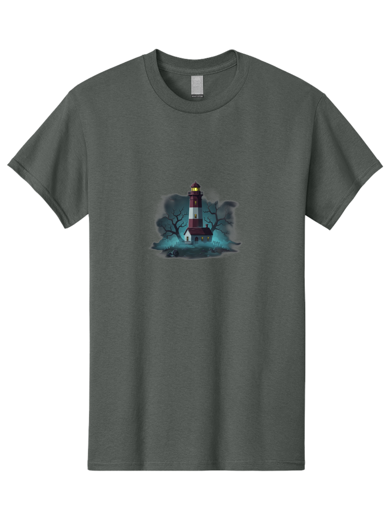 Lighthouse-1 Men'S Graphic Tee, 100% Cotton, Comfortable Casual Summer Wear, Machine Washable, Vintage Camera, Old Camera, Antique Camera, Black Camera, Classic Photography, Photography Equipment, Nostalgic Device, Film Camera, Camera Art Bag698
